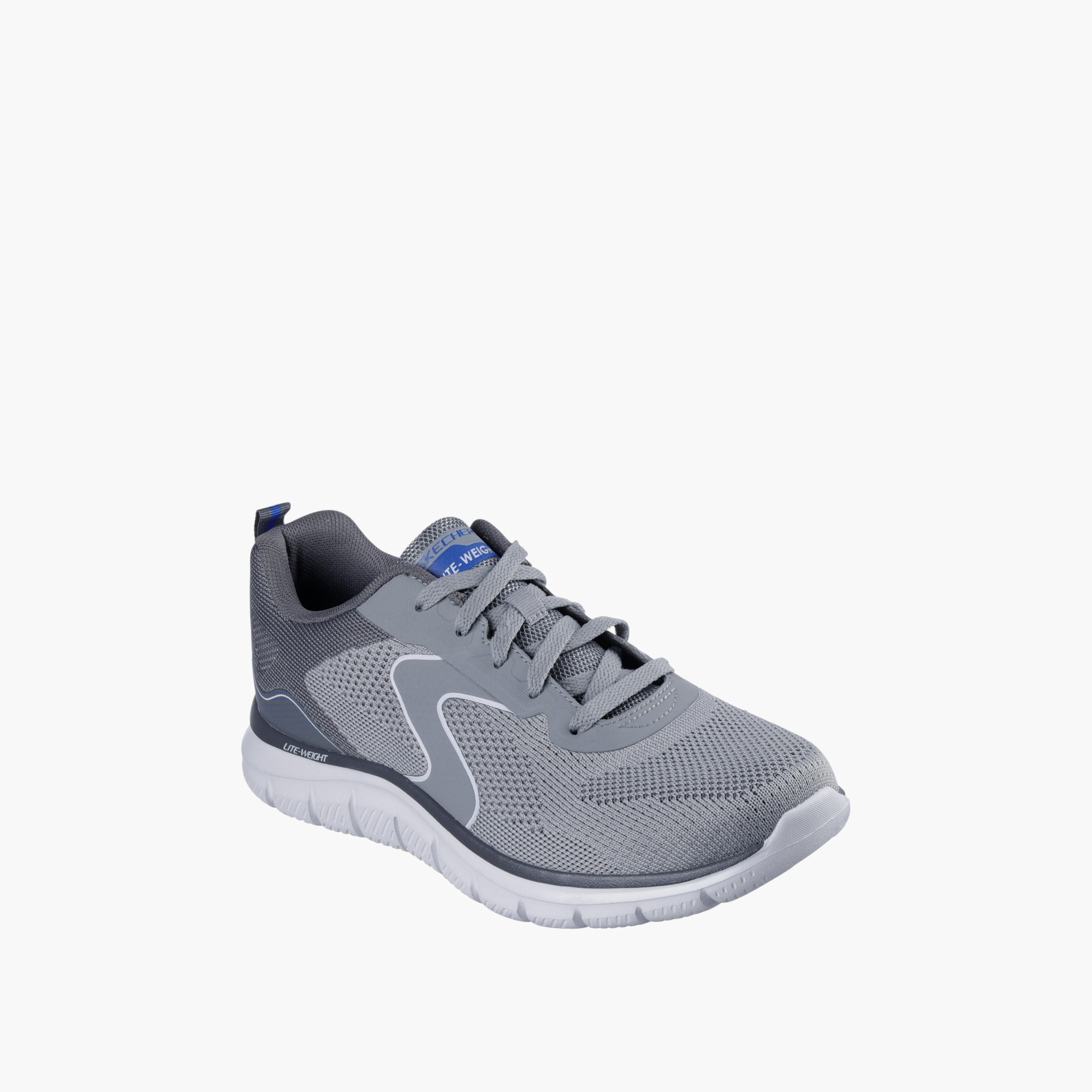 حذاء رياضي تراك برباط للرجال من سكتشرز - 232965-GYBL-sports-men-shoes-image-1