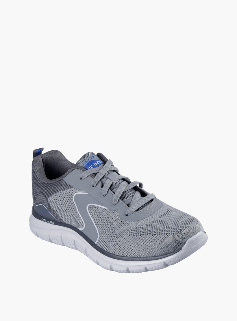 حذاء رياضي تراك برباط للرجال من سكتشرز - 232965-GYBL-sports-men-shoes-image-1