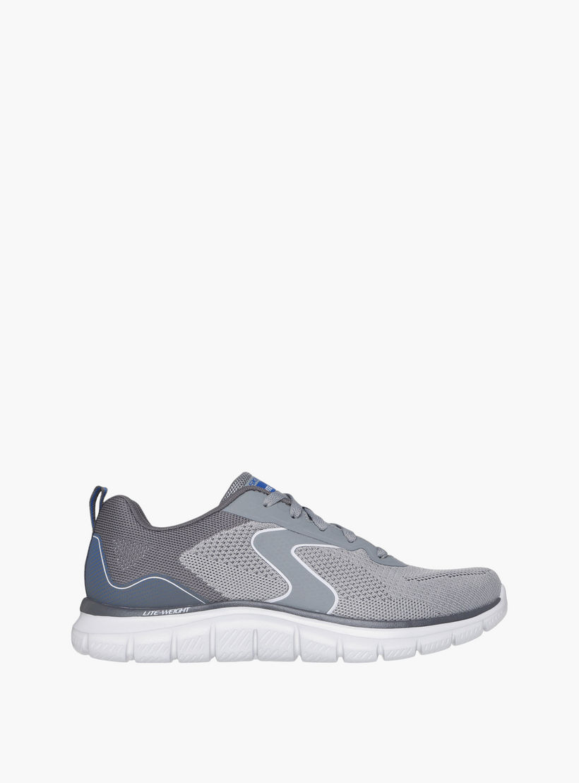 حذاء رياضي تراك برباط للرجال من سكتشرز - 232965-GYBL-sports-men-shoes-image-2