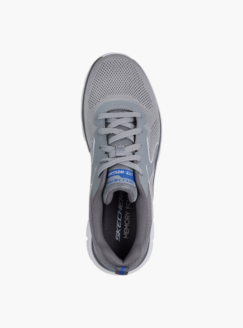حذاء رياضي تراك برباط للرجال من سكتشرز - 232965-GYBL-sports-men-shoes-image-3