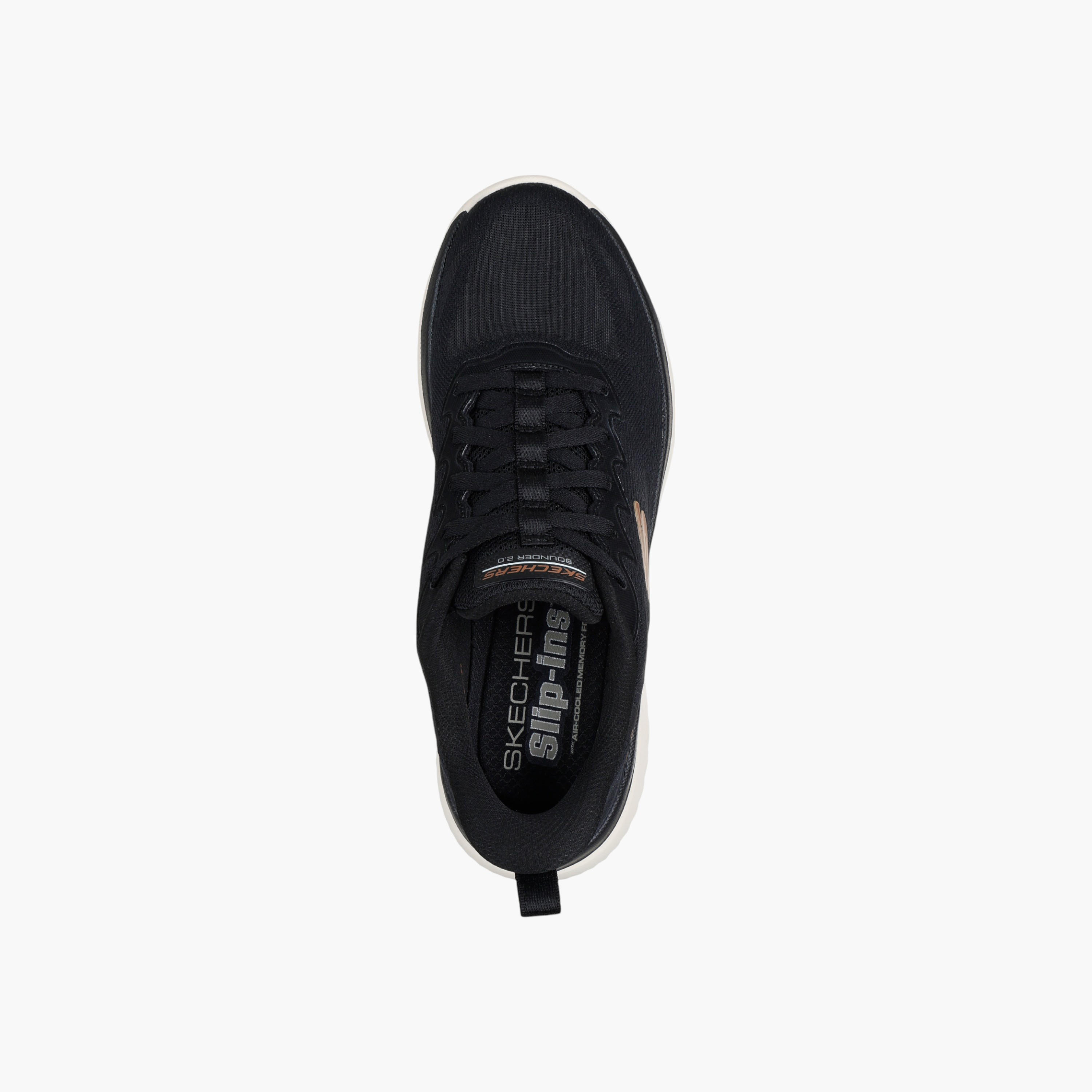 Skechers Men's BOUNDER 2.0 Lace-Up Running Shoes - 233030-BLK-sports-men-shoes-image-3