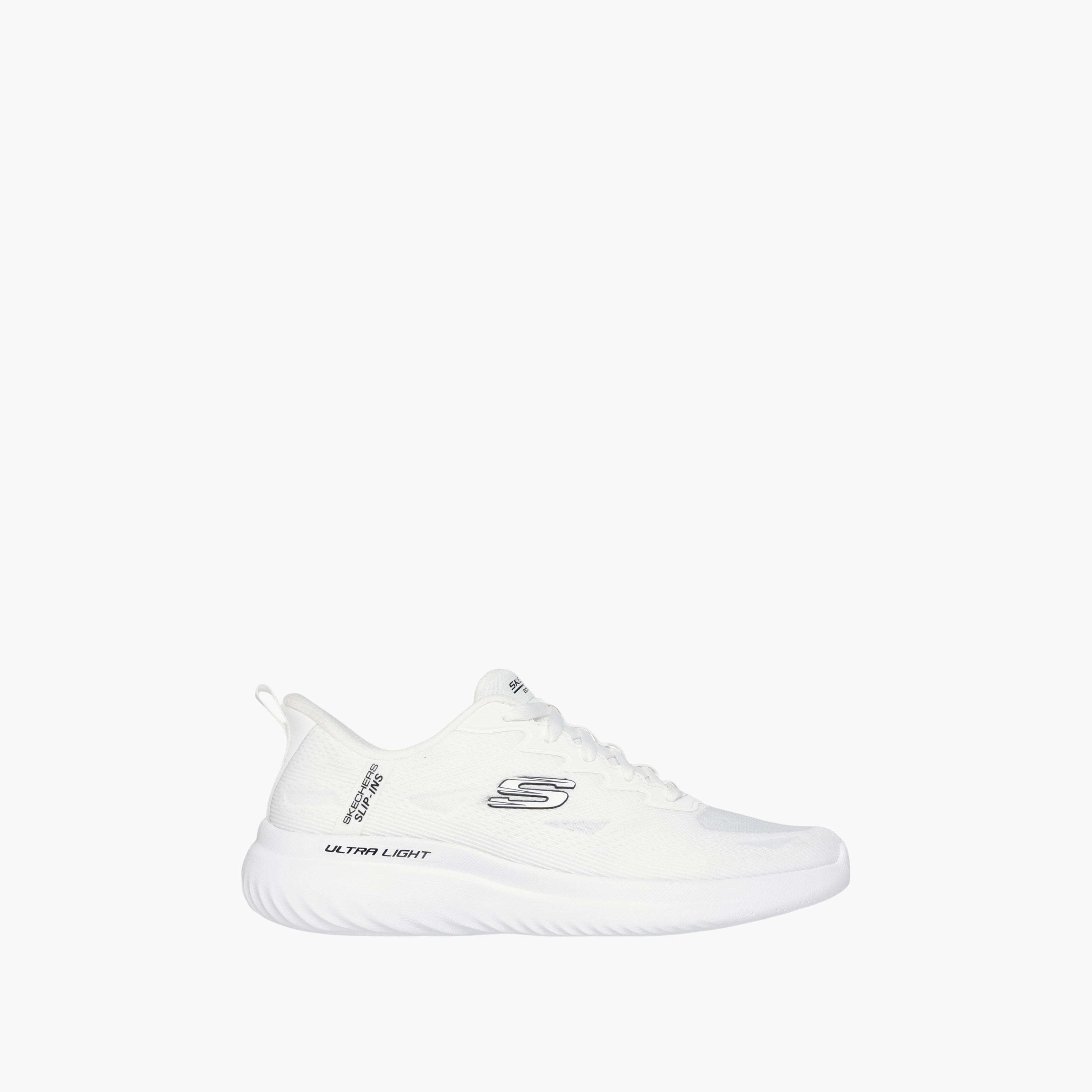 Skechers Men's BOUNDER 2.0 Lace-Up Sports Shoes - 233030-WBK-sports-men-shoes-image-2