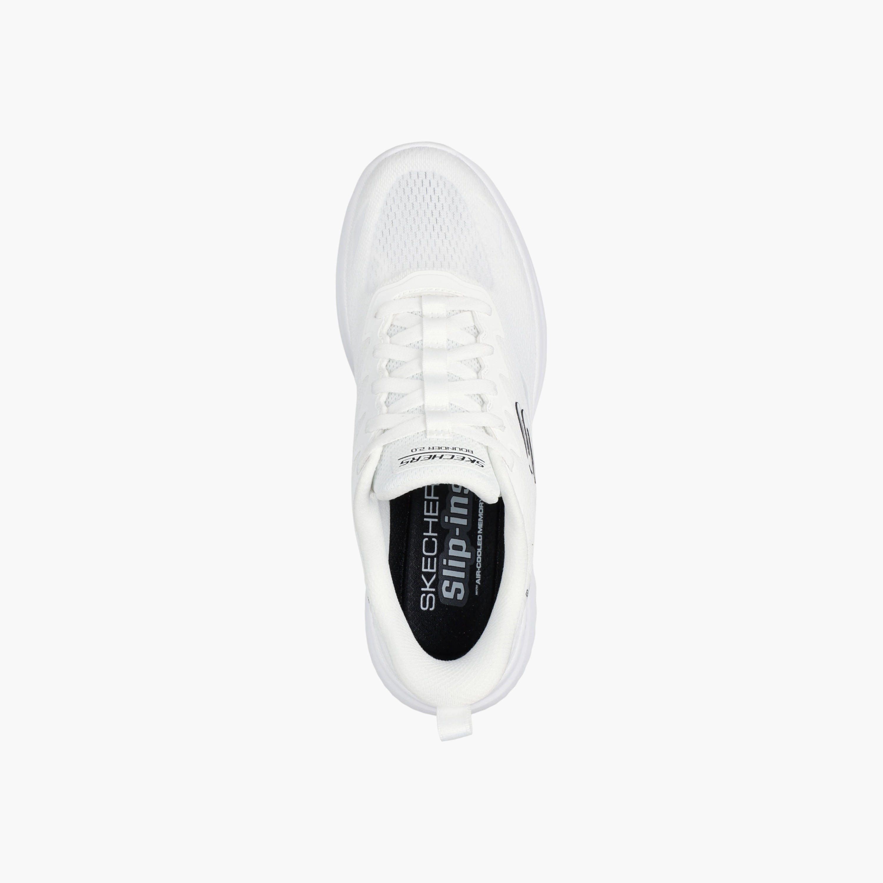Skechers Men's BOUNDER 2.0 Lace-Up Sports Shoes - 233030-WBK-sports-men-shoes-image-3