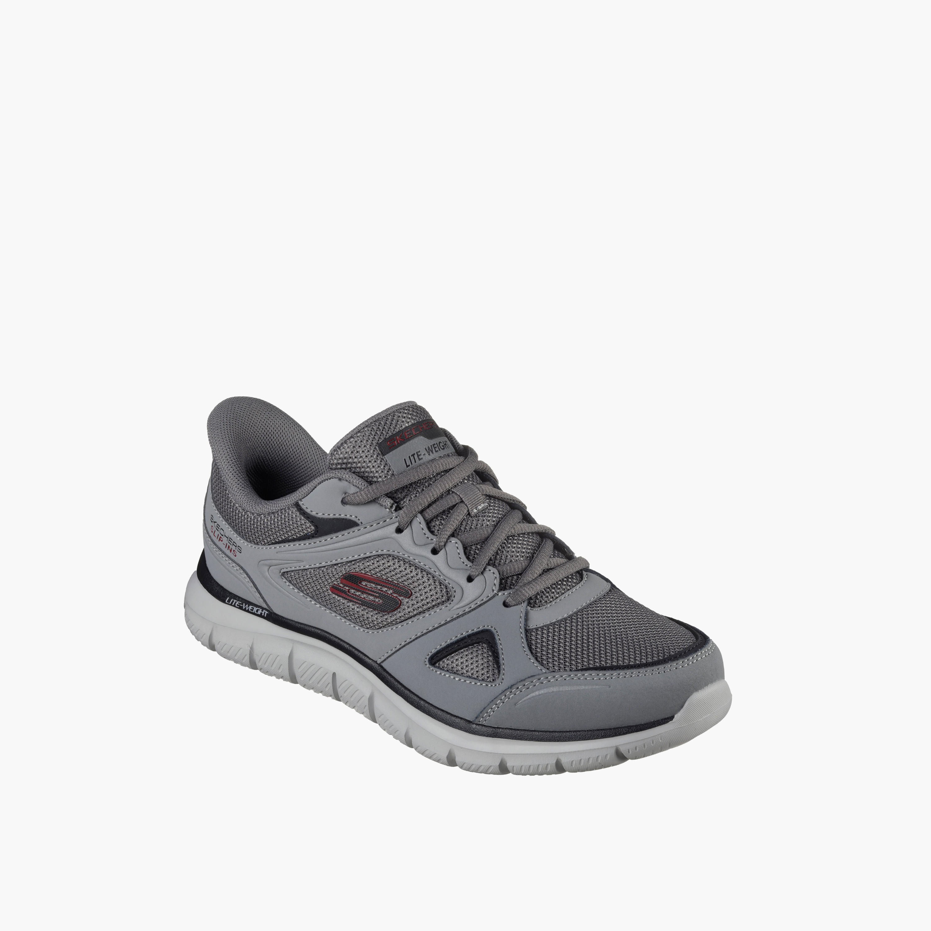 Skechers Men Lace-Up Leather Sports Shoes-sports-men-shoes-image-1