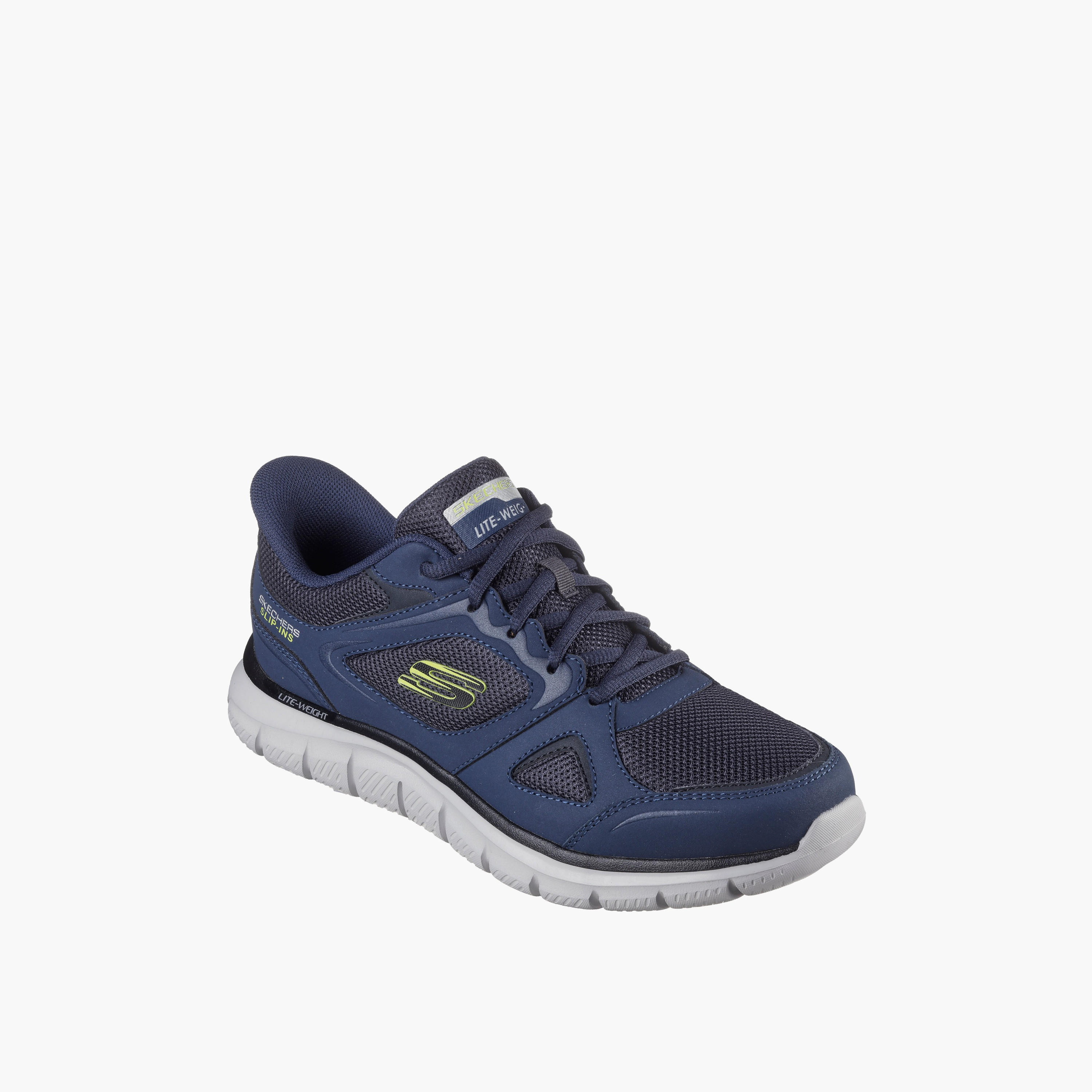 Skechers Men Lace-Up Leather Sports Shoes-sports-men-shoes-image-1