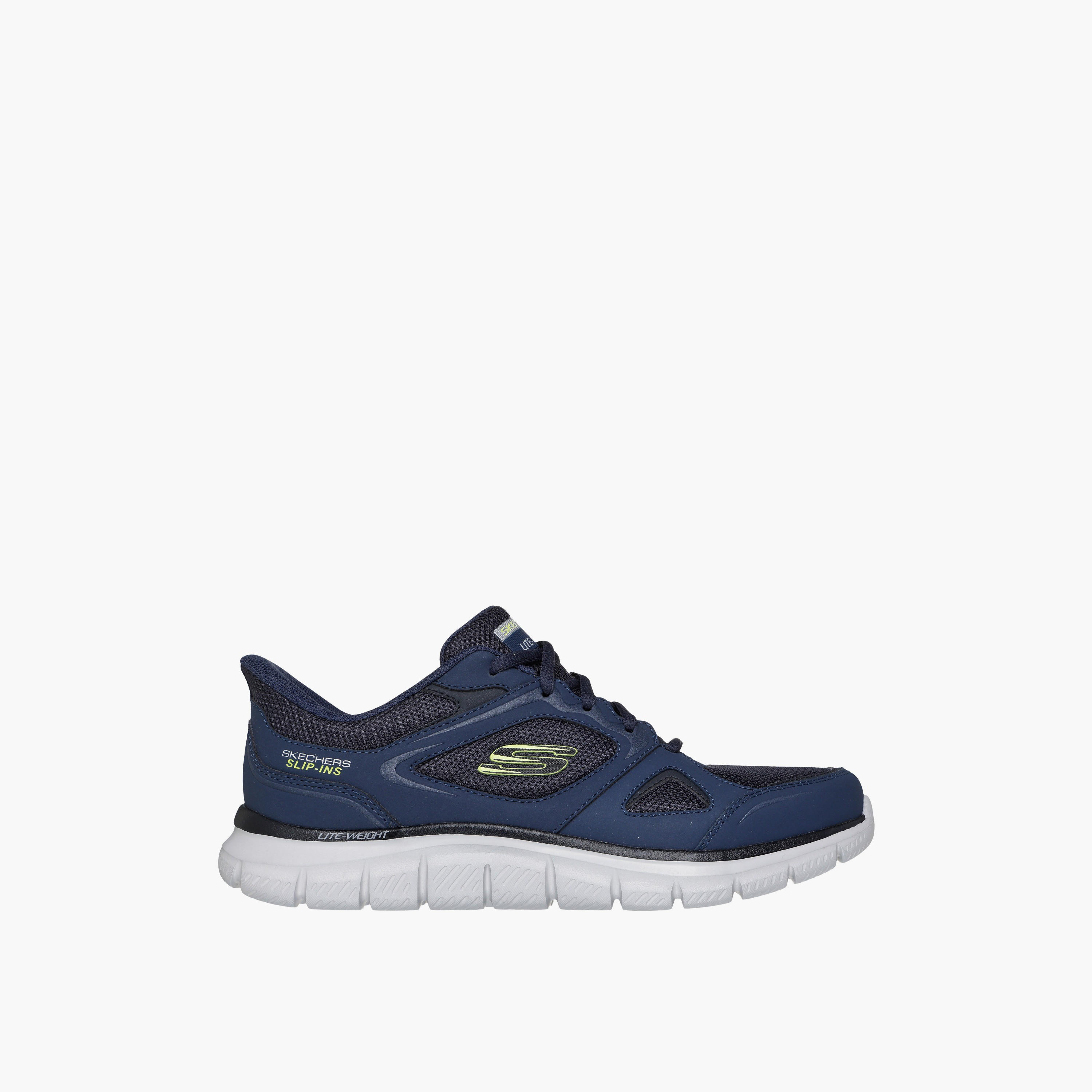 Skechers Men Lace-Up Leather Sports Shoes-sports-men-shoes-image-2