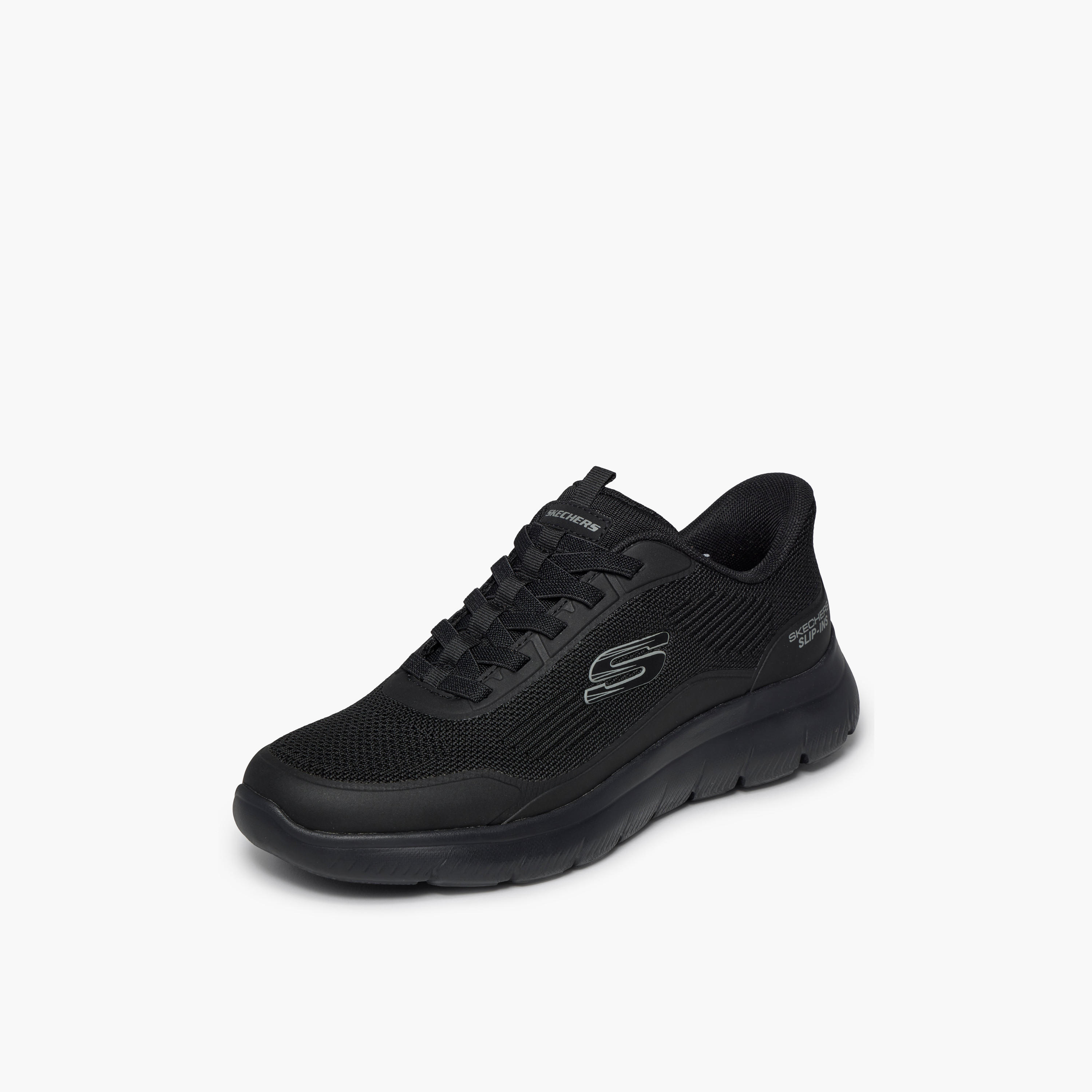 Skechers Men Summits Bungee Slip-On Ankle Sneakers-sports-men-shoes-image-4