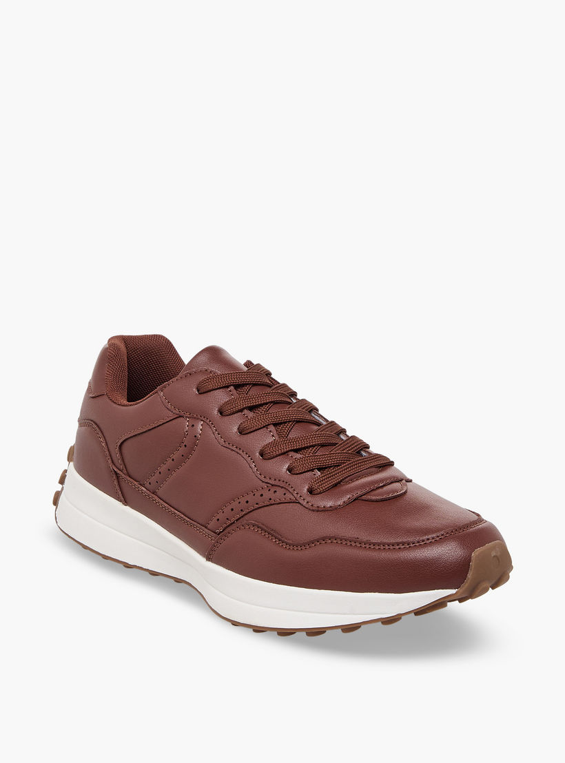 حذاء سنيكرز طول الكاحل برباط إغلاق للرجال من أل بي أل من شو إكسبريس-men-shoes-sneakers-image-2