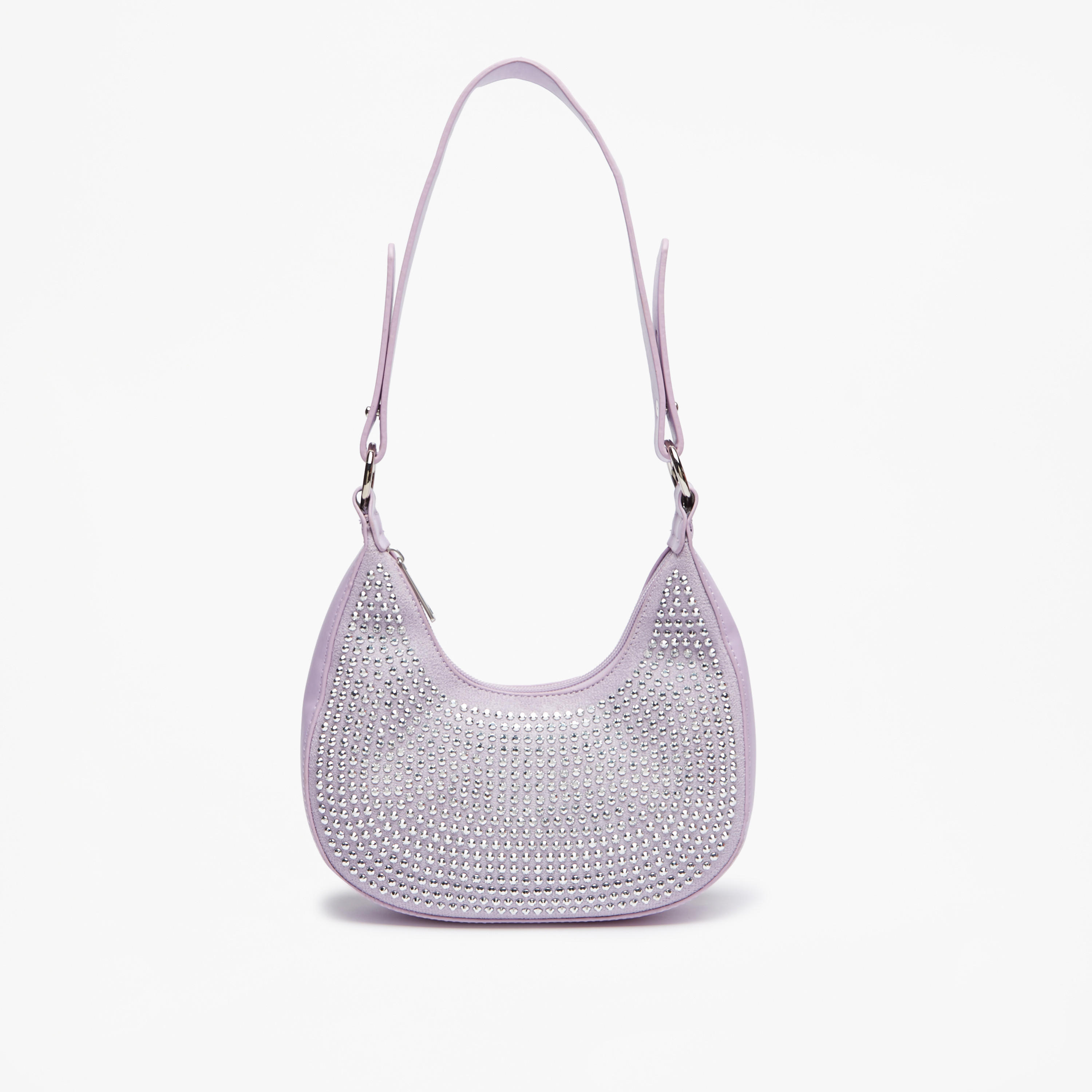 شنطة هوبو مزيّنة بسحاب إغلاق-girls-accessories-bags-image-1