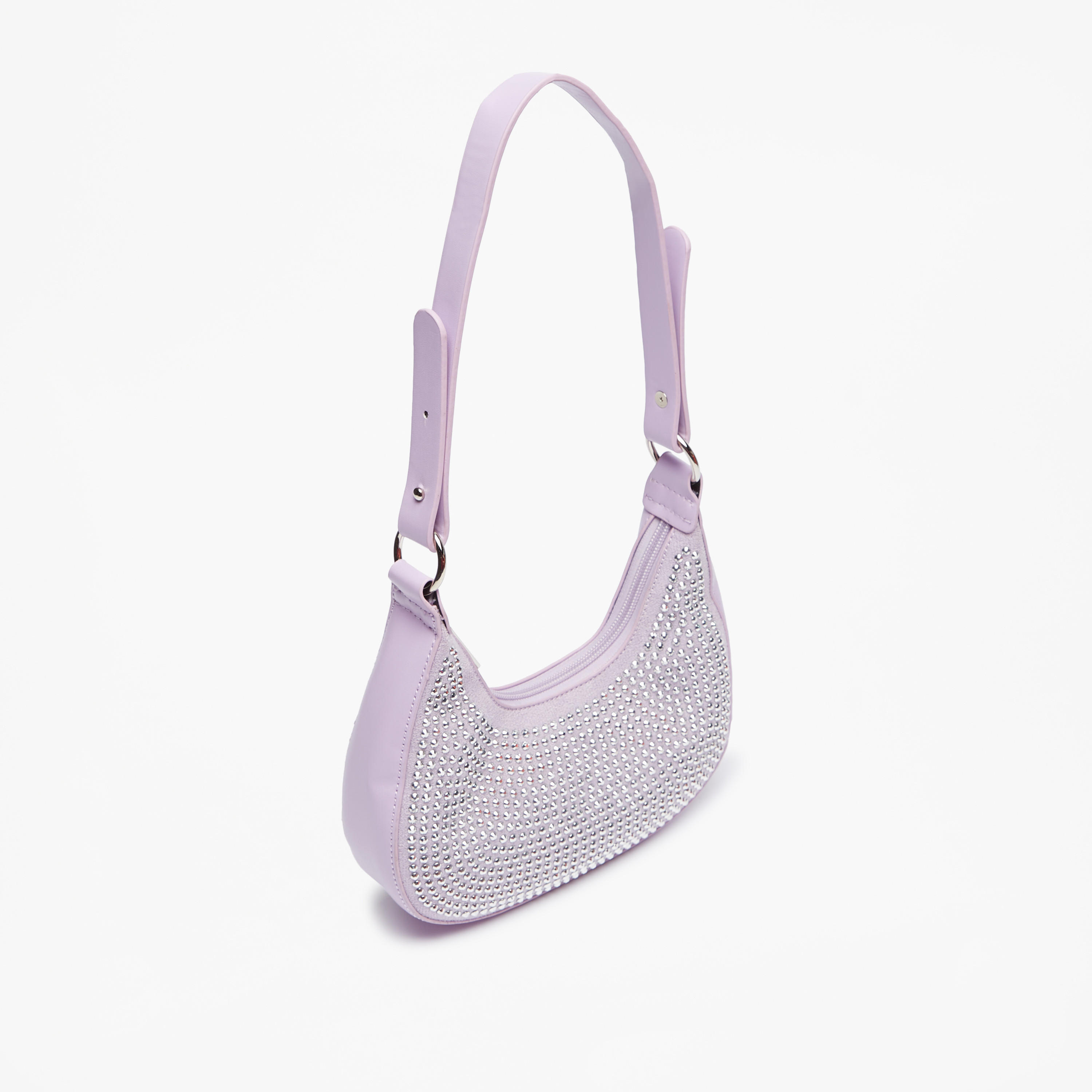 شنطة هوبو مزيّنة بسحاب إغلاق-girls-accessories-bags-image-2