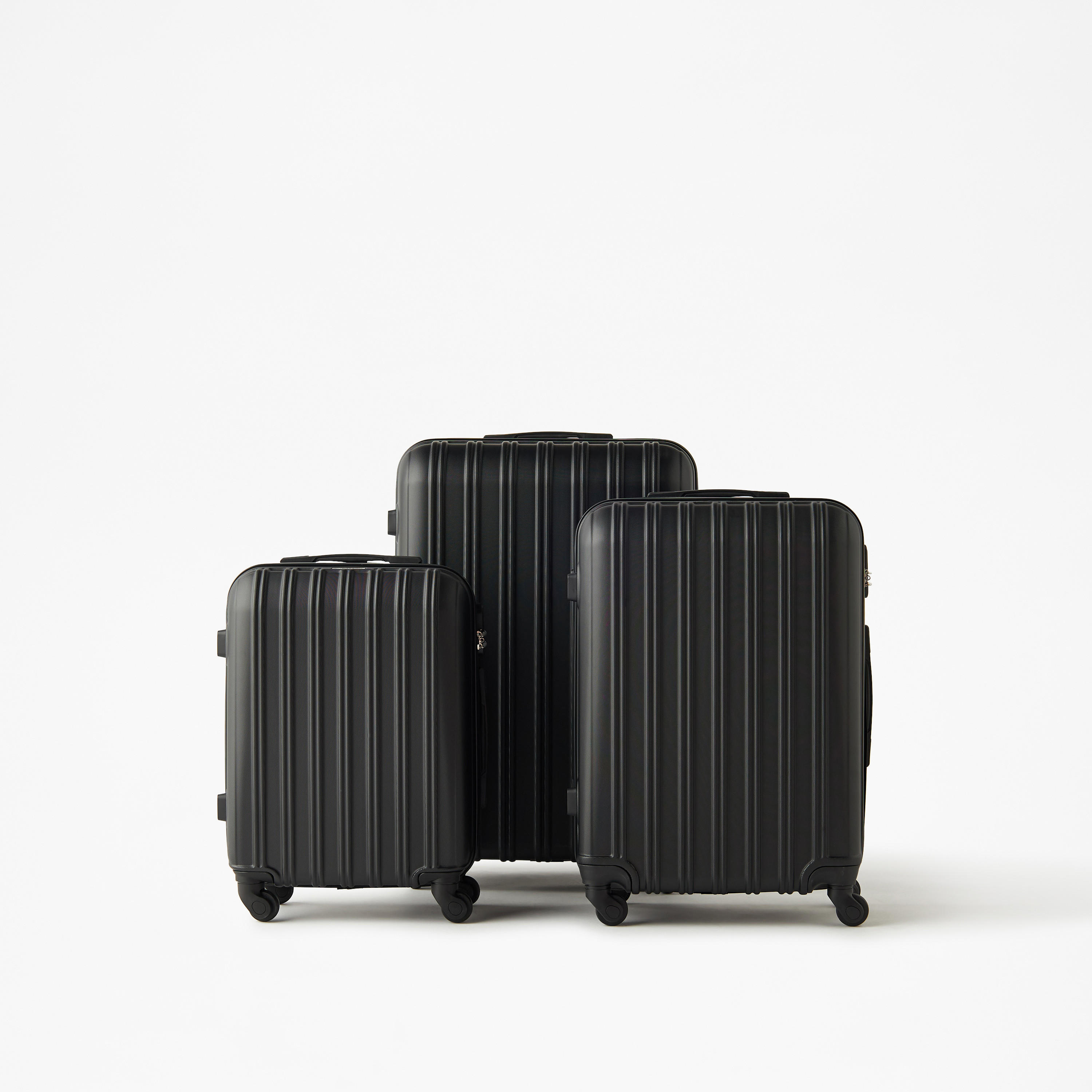 Oaklan by Shoexpress Textured Hardcase Trolley Bag-travel-luggagesandbags-luggage-image-1