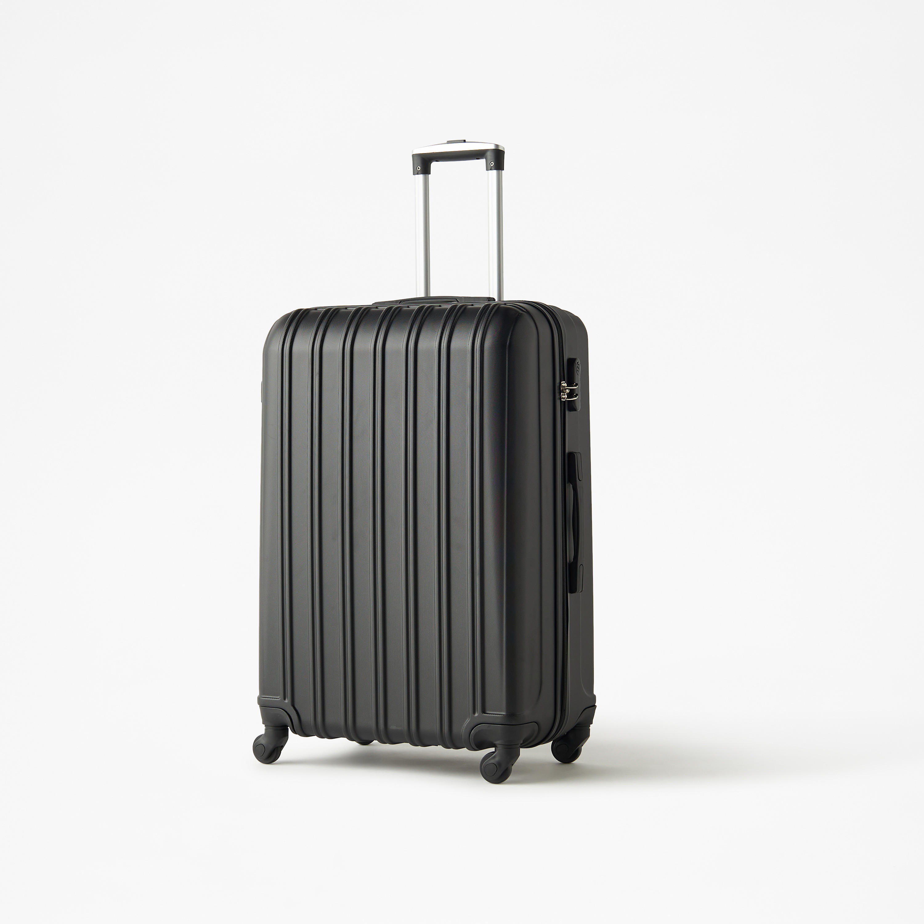 Oaklan by Shoexpress Textured Hardcase Trolley Bag-travel-luggagesandbags-luggage-image-4