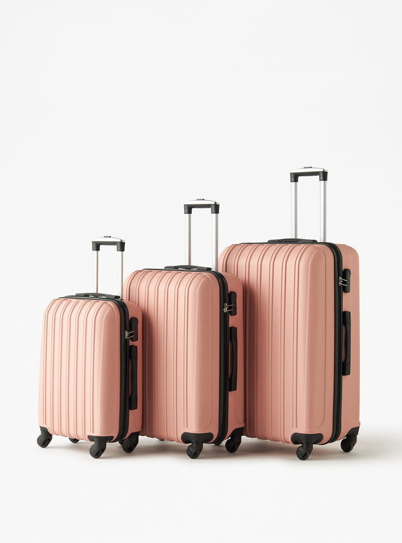 شنطة ترولي صلبة بارزة الملمس من أوكلان من شو إكسبريس-travel-luggagesandbags-luggage-image-2
