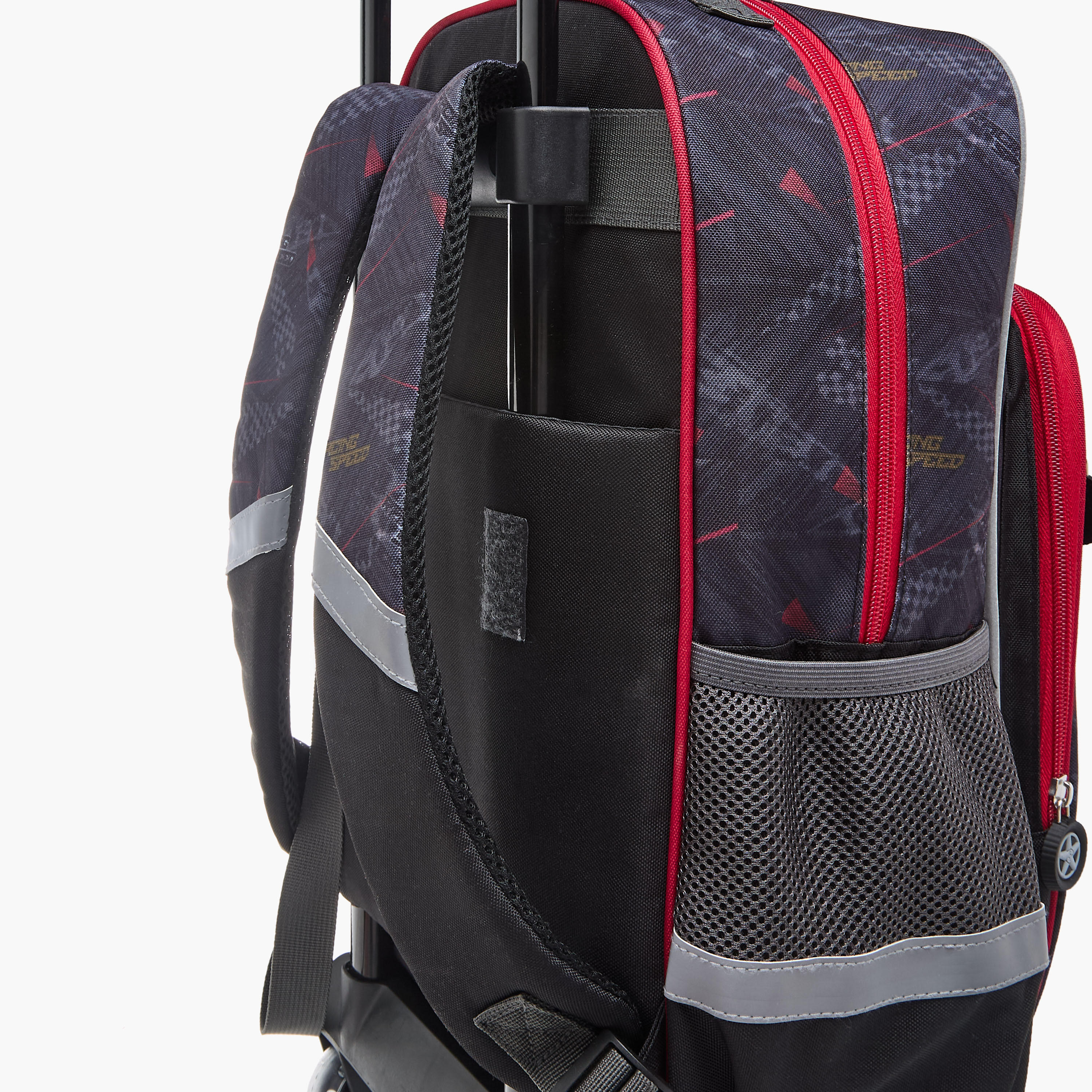 LBL by Shoexpress Graphic Print Trolley Backpack with Retractable Handle - 44x16x30 cms-school-bagsandbackpacks-trolleybags-image-10