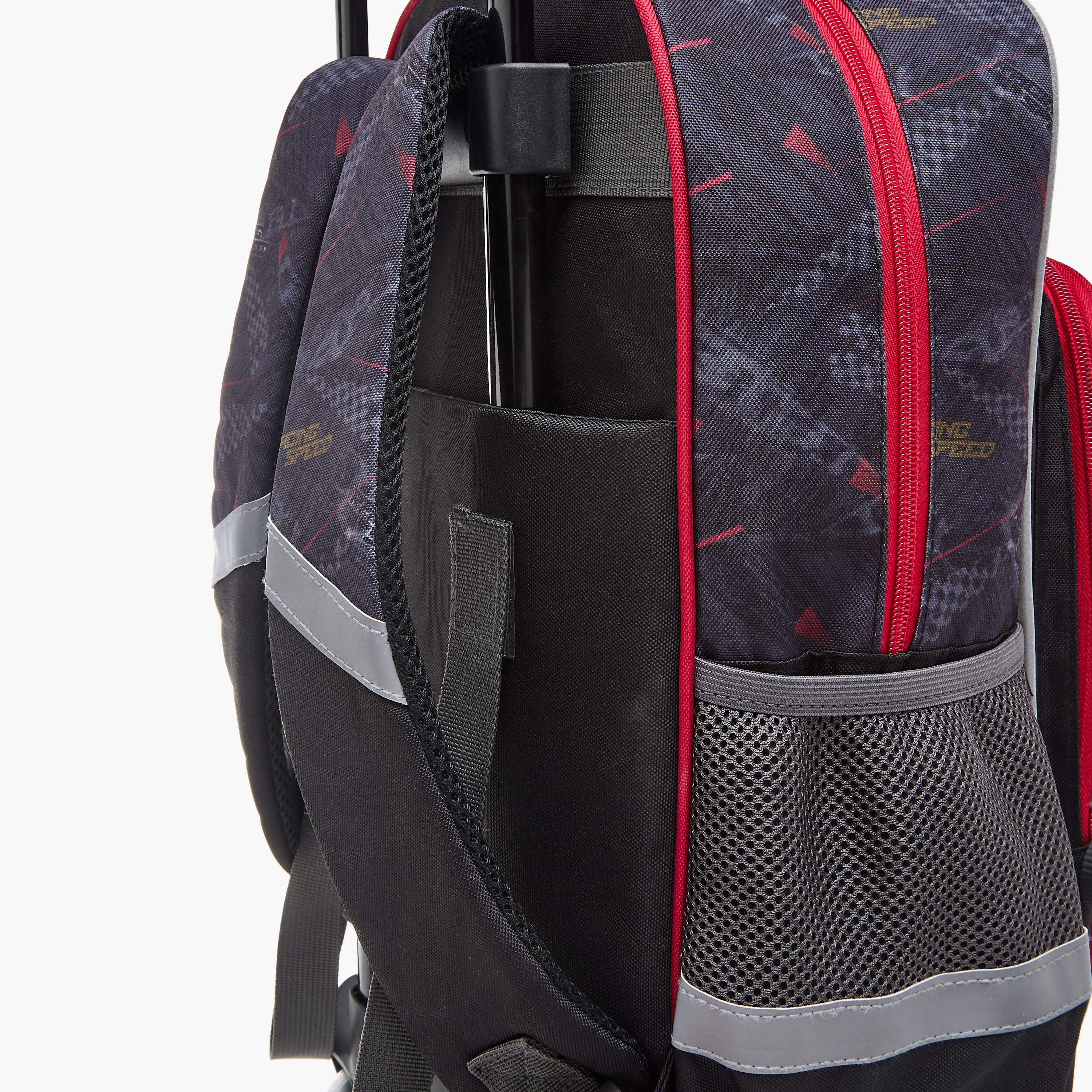 LBL by Shoexpress Graphic Print Trolley Backpack with Retractable Handle - 44x16x30 cms-school-bagsandbackpacks-trolleybags-image-9