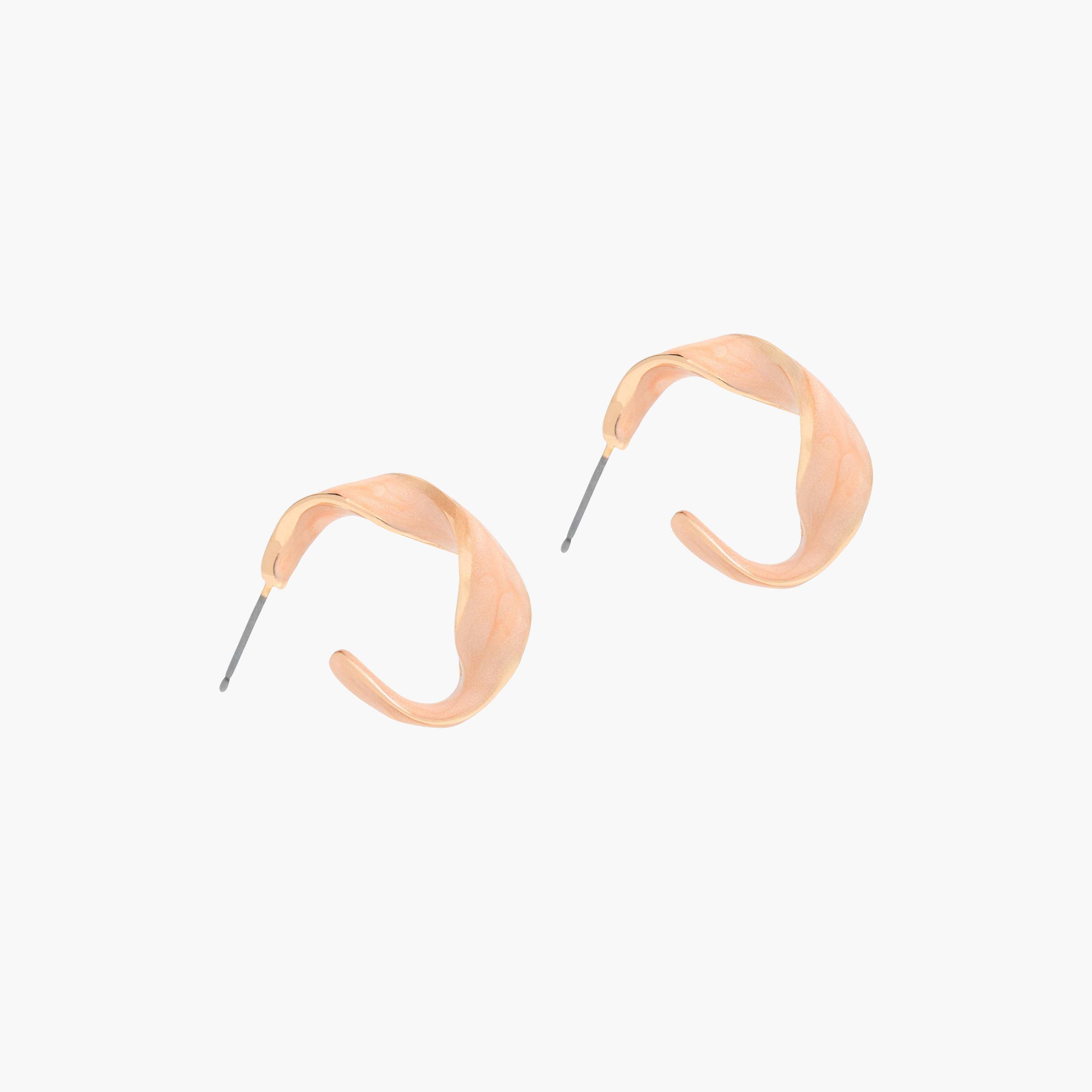 Flora Bella Metallic Stud Earrings with Pushback Closure-women-watchesandjewellery-jewellery-earrings-image-2