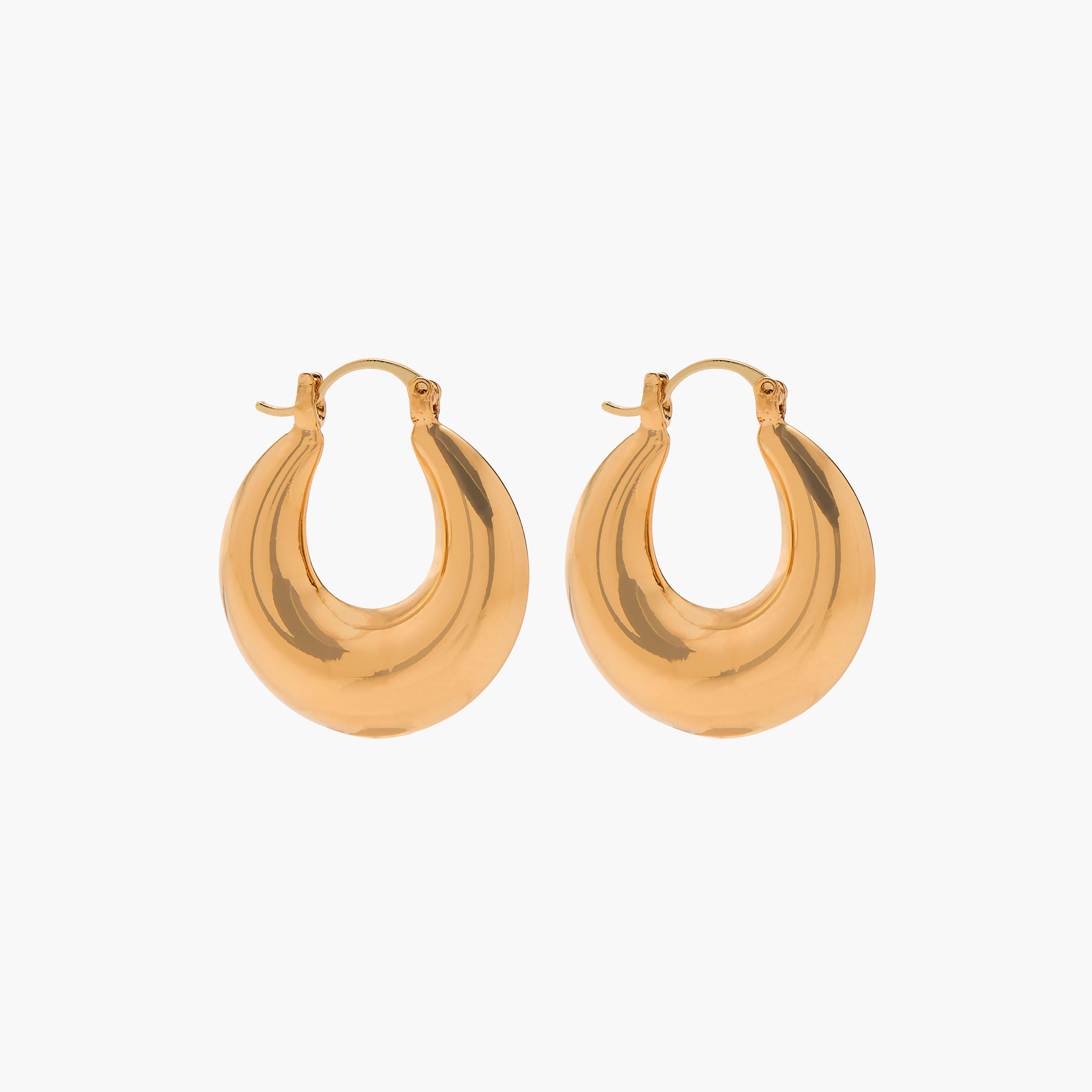 Flora Bella Hoop Metallic Earrings - Set of 2-women-watchesandjewellery-jewellery-earrings-image-2