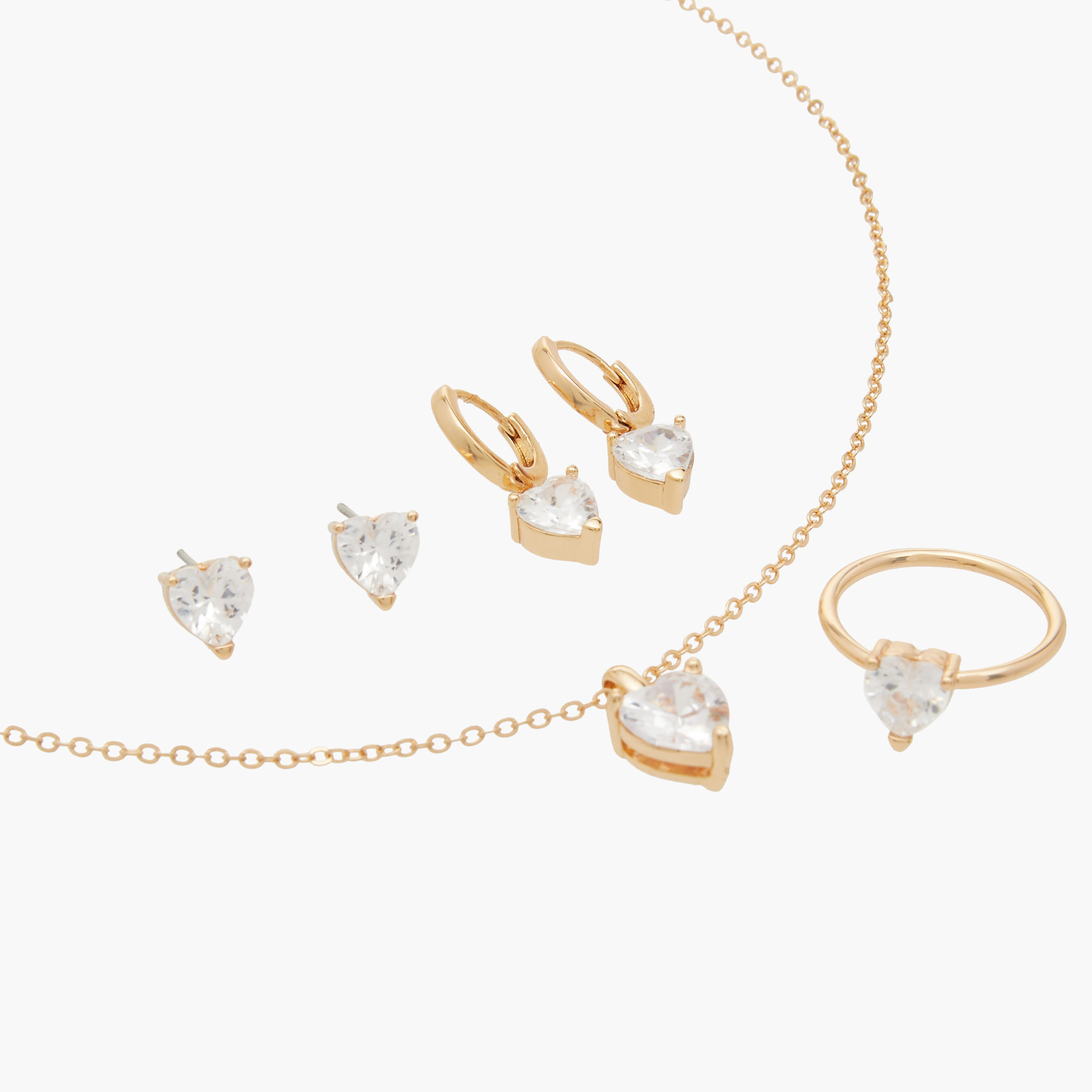 Flora Bella 4-Piece Necklace with Ring and Earrings Set-women-watchesandjewellery-jewellery-jewellerysets-image-6