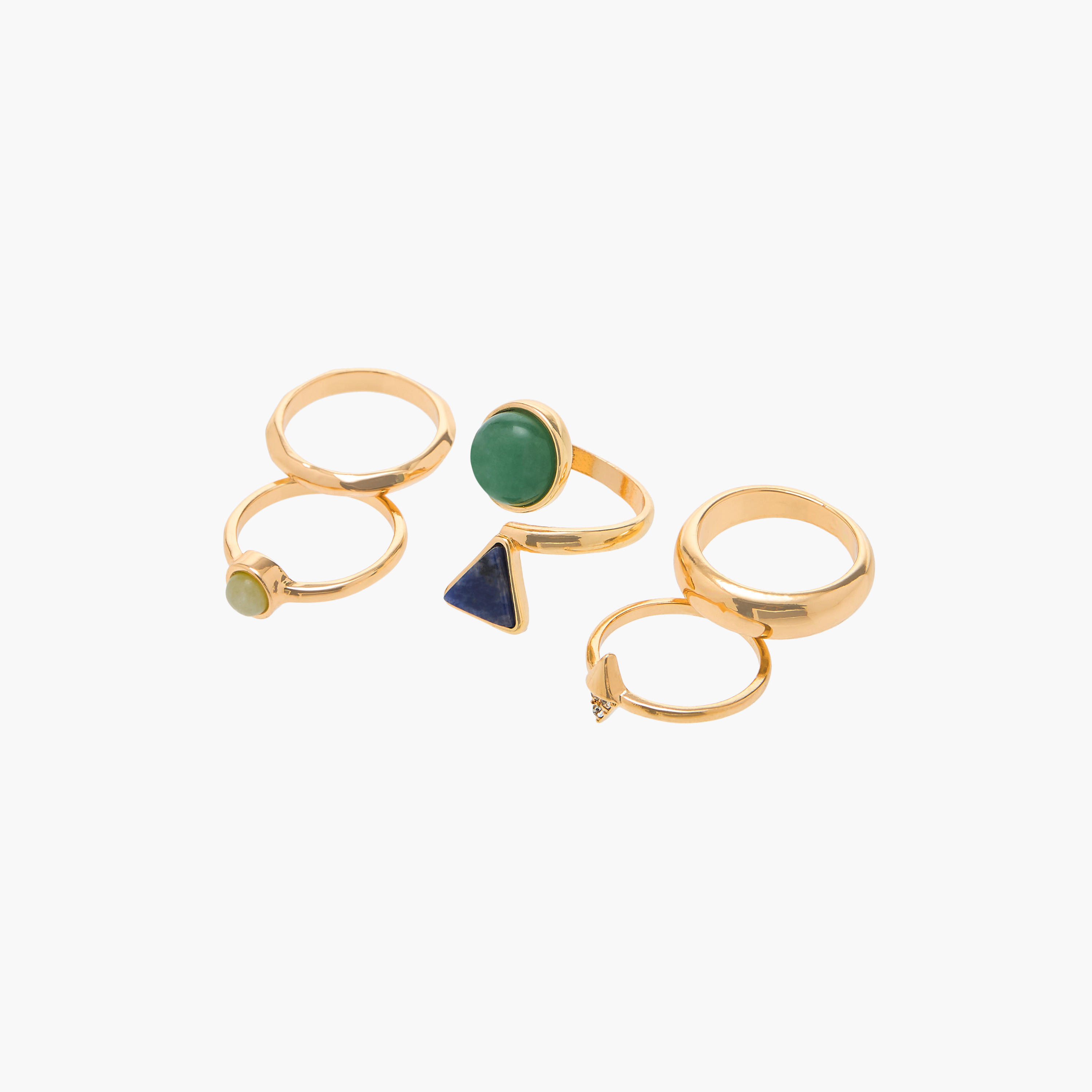 Flora Bella Assorted Rings - Set of 5-women-watchesandjewellery-jewellery-rings-image-1