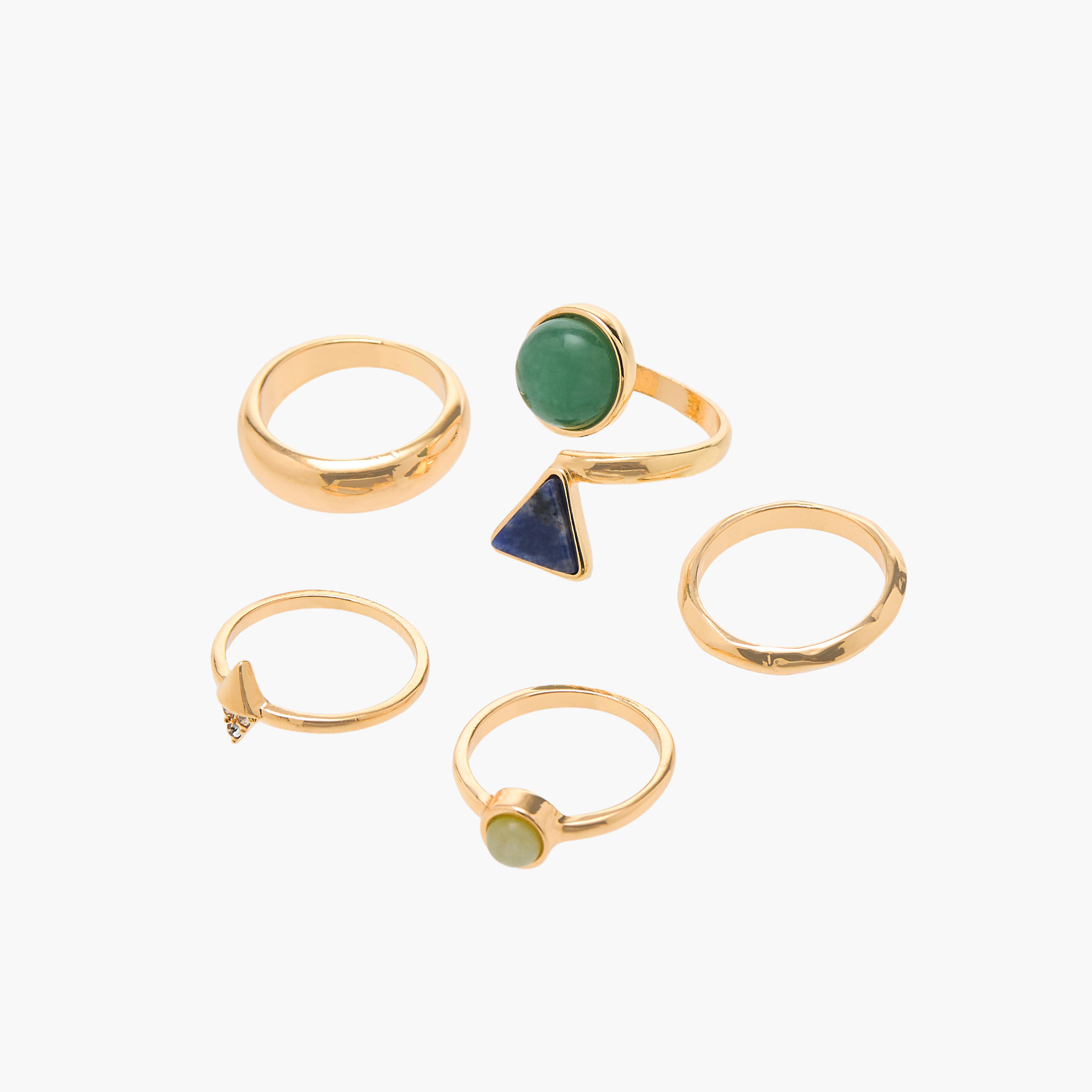Flora Bella Assorted Rings - Set of 5-women-watchesandjewellery-jewellery-rings-image-2