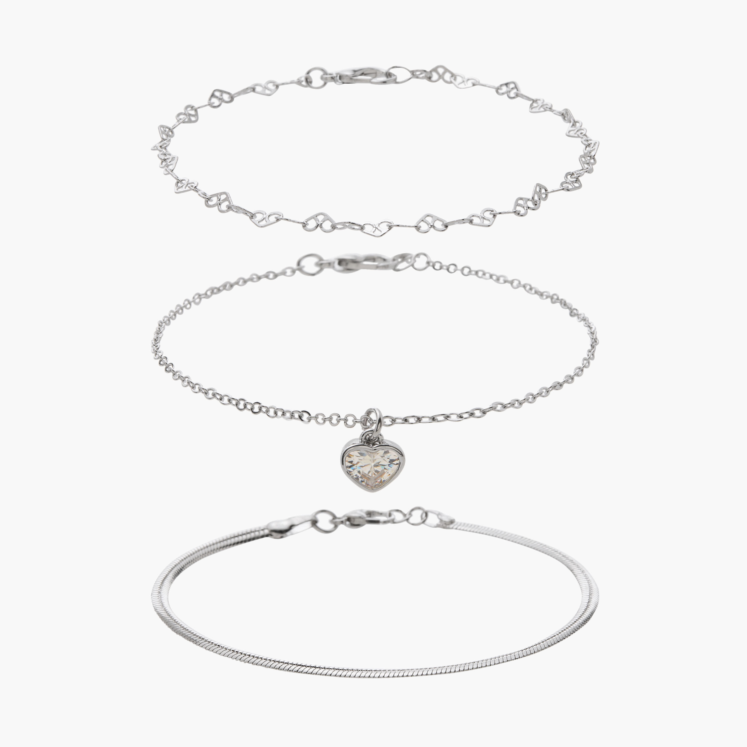 Flora Bella Assorted 3-Piece Bracelet Set-women-watchesandjewellery-jewellery-banglesandbracelets-image-1