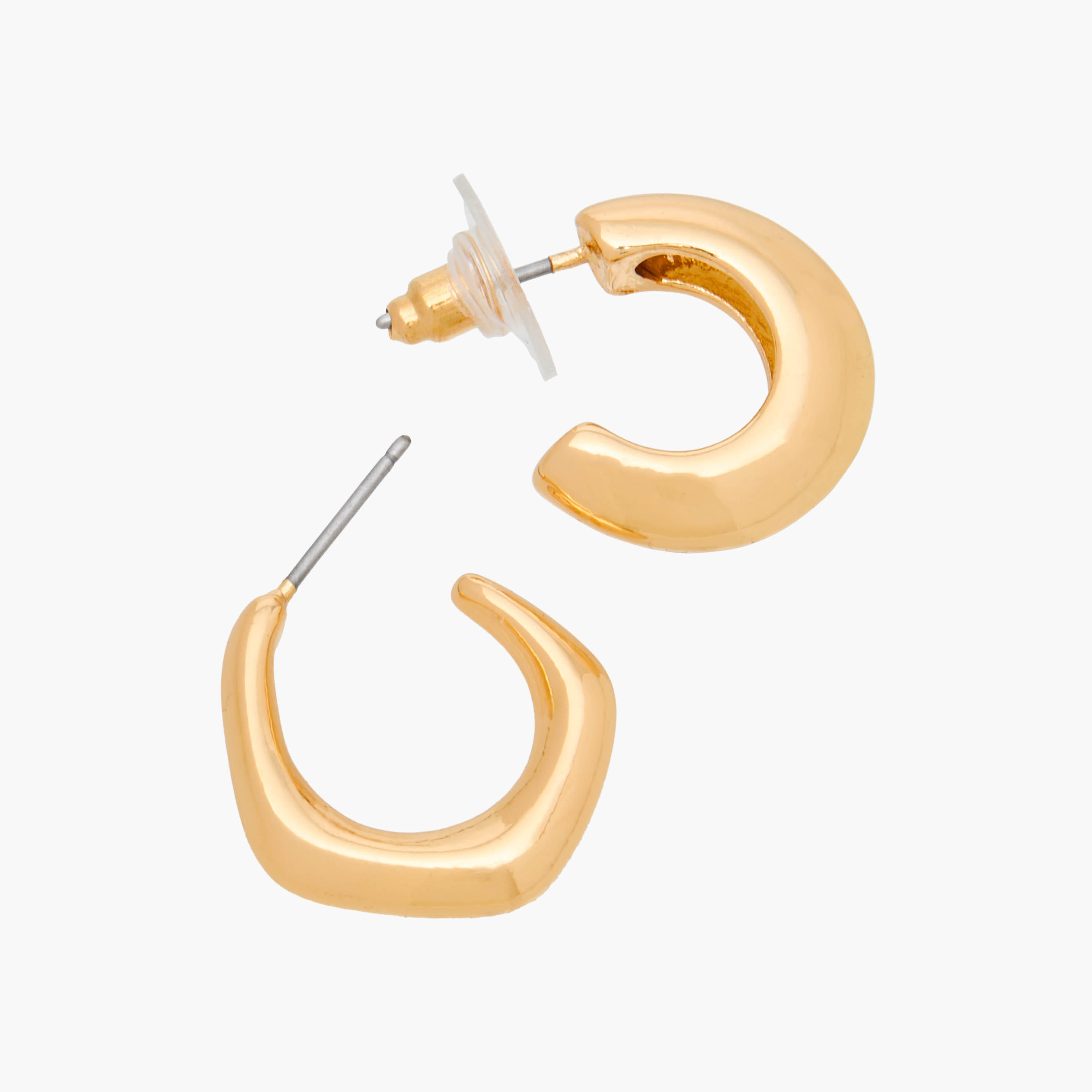 Flora Bella Metallic Earrings with Pushback Closure - Set of 3-women-watchesandjewellery-jewellery-earrings-image-5