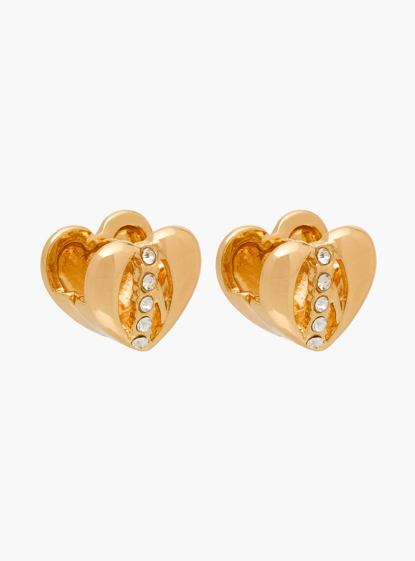 Flora Bella Heart-Shaped Metallic Earrings - Set of 3-women-watchesandjewellery-jewellery-earrings-image-2