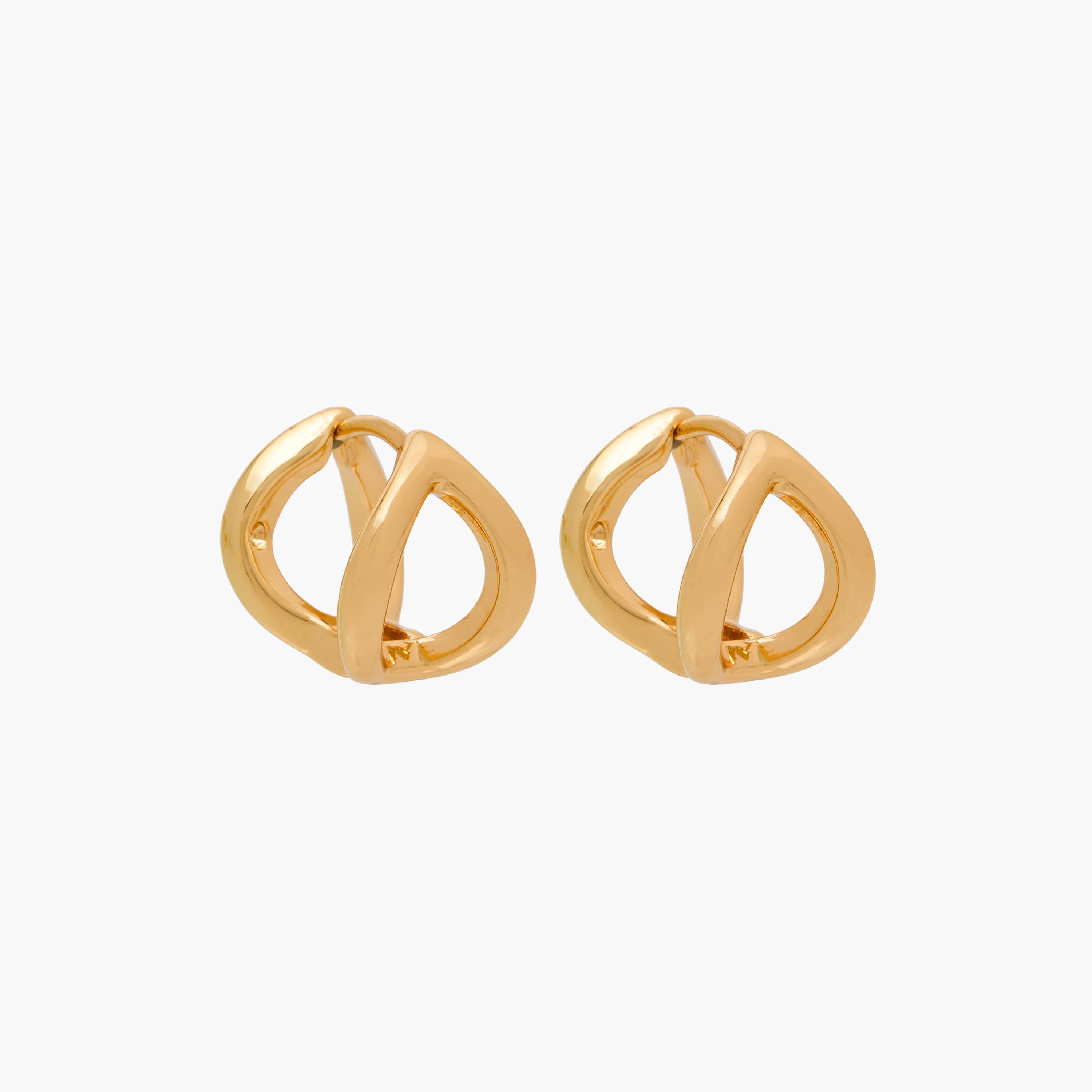Flora Bella Heart-Shaped Metallic Earrings - Set of 3-women-watchesandjewellery-jewellery-earrings-image-4