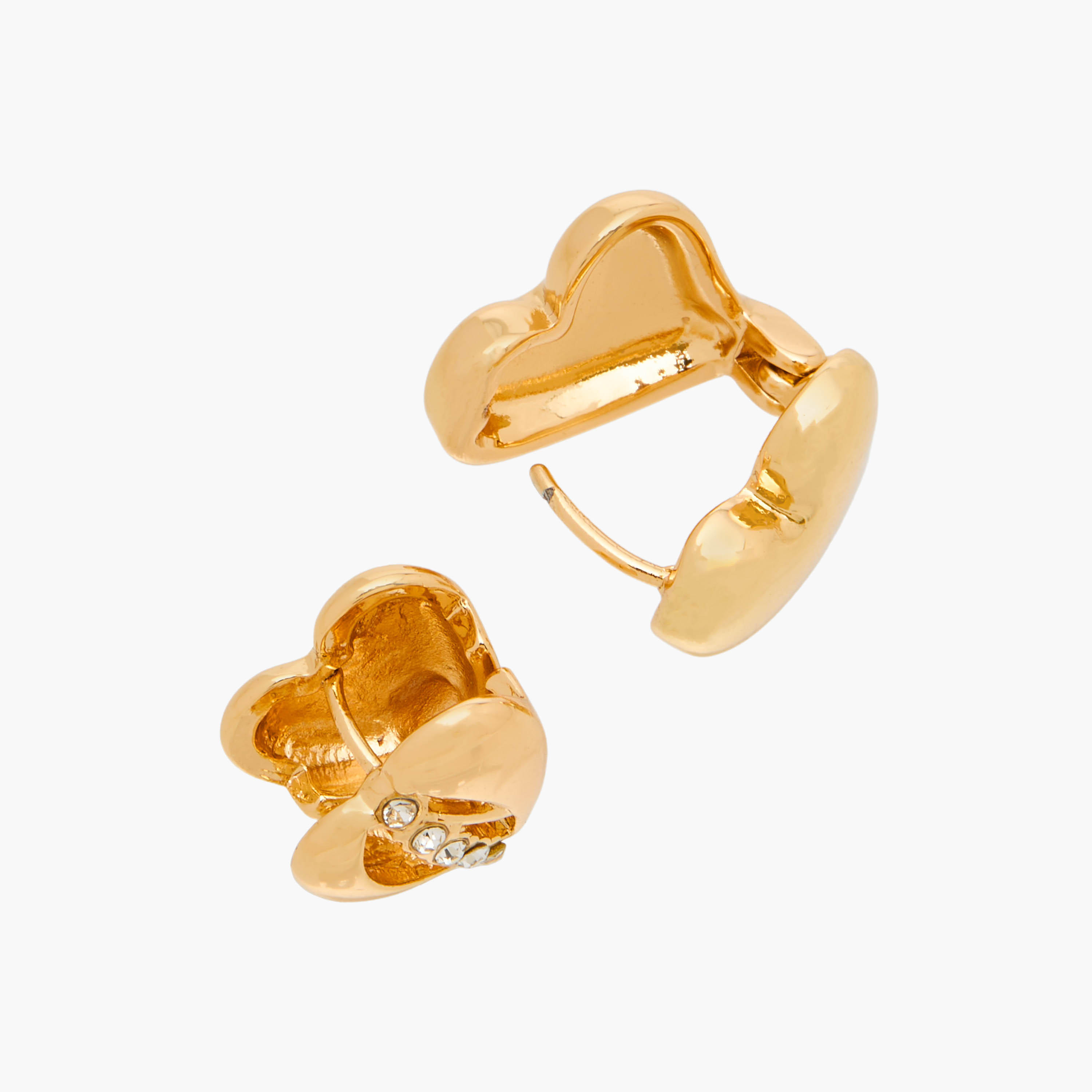 Flora Bella Heart-Shaped Metallic Earrings - Set of 3-women-watchesandjewellery-jewellery-earrings-image-5