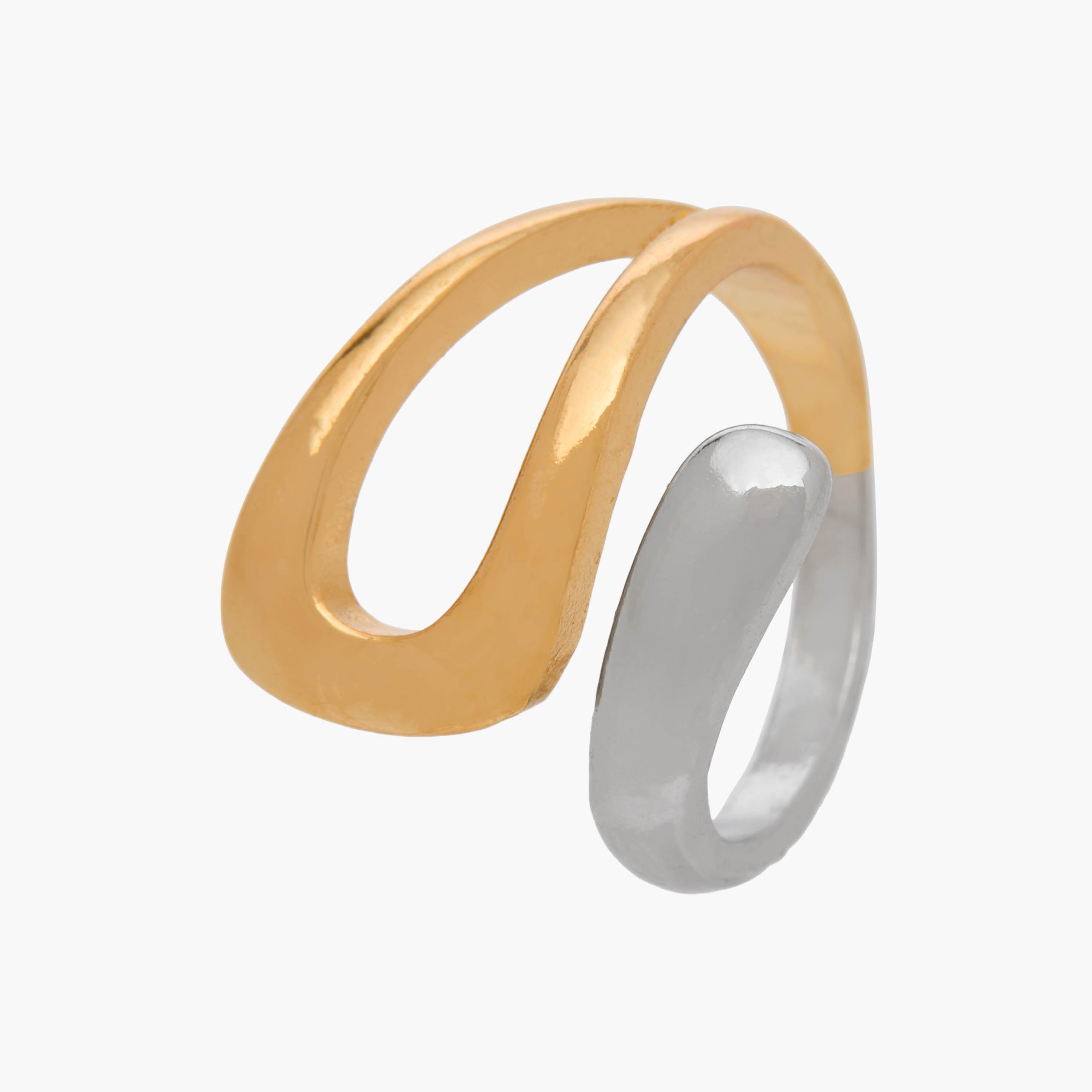 Flora Bella Metallic Ring - Set of 2-women-watchesandjewellery-jewellery-rings-image-5