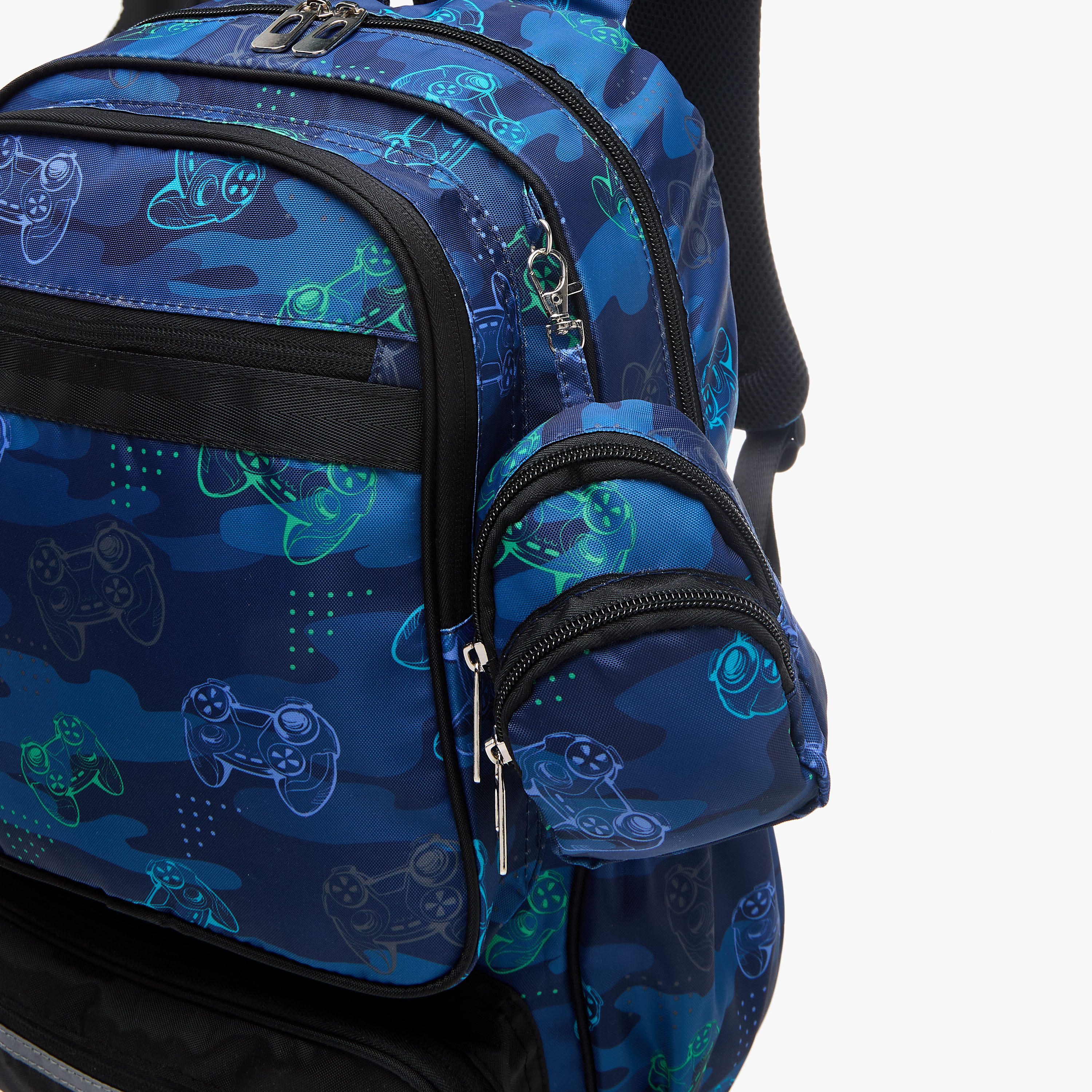 LBL by Shoexpress Gamer Print School Backpack with Detachable Pouch - 47x14x32 cm-school-bagsandbackpacks-backpacks-image-7