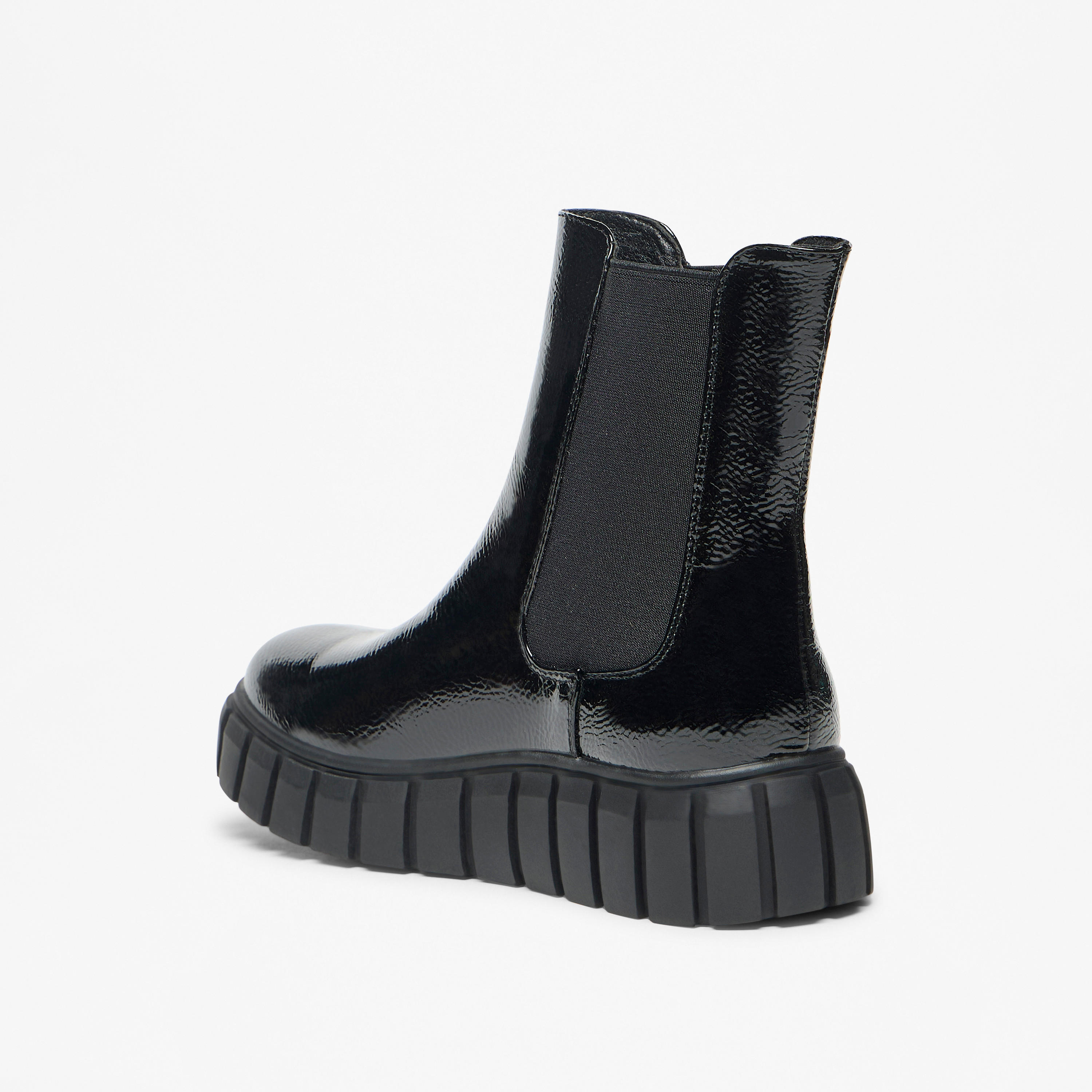 Celeste Women's Solid Slip-On Flatform Boots-women-shoes-boots-image-2