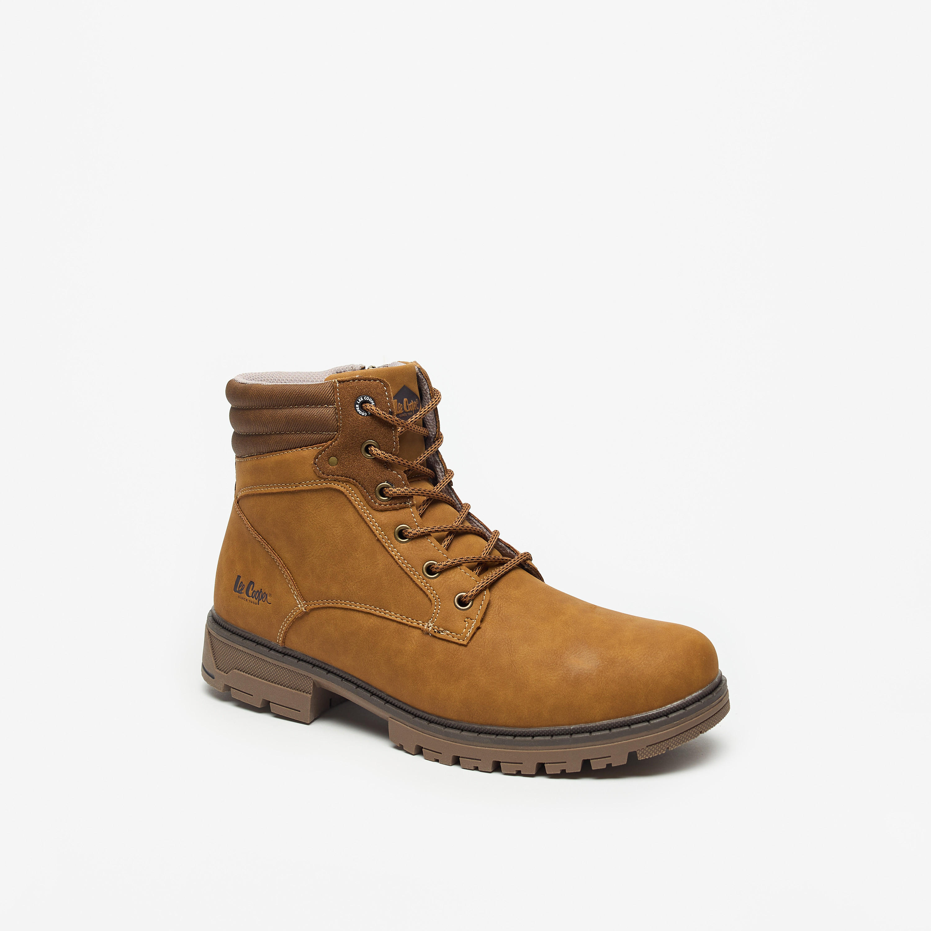 بوت تشوكا بِسحاب إغلاق وتفاصيل شعار للرجال من لي كوبر-men-shoes-boots-image-6