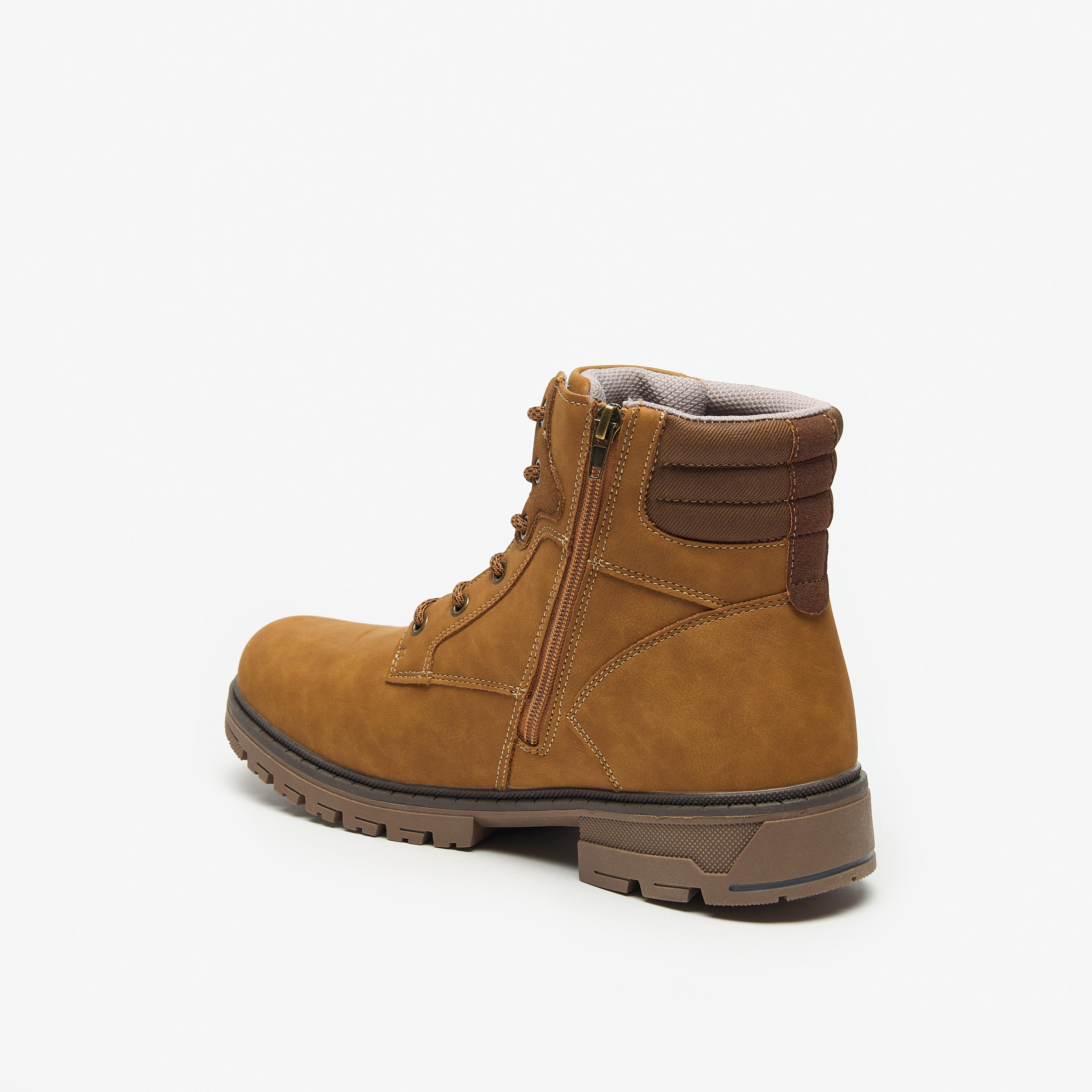 بوت تشوكا بِسحاب إغلاق وتفاصيل شعار للرجال من لي كوبر-men-shoes-boots-image-7