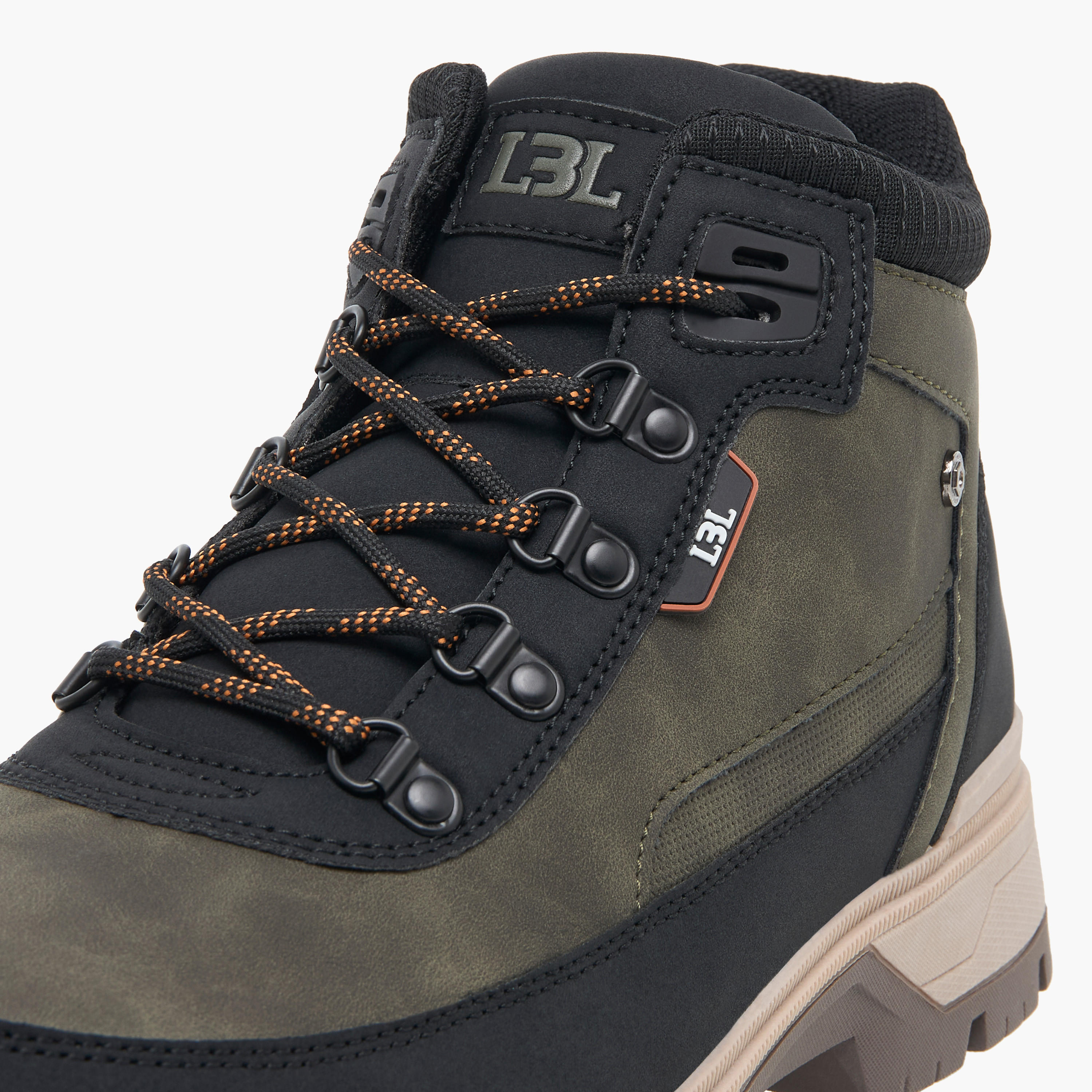 LBL by Shoexpress Panelled Lace-Up Chukka Boots-men-shoes-boots-image-4