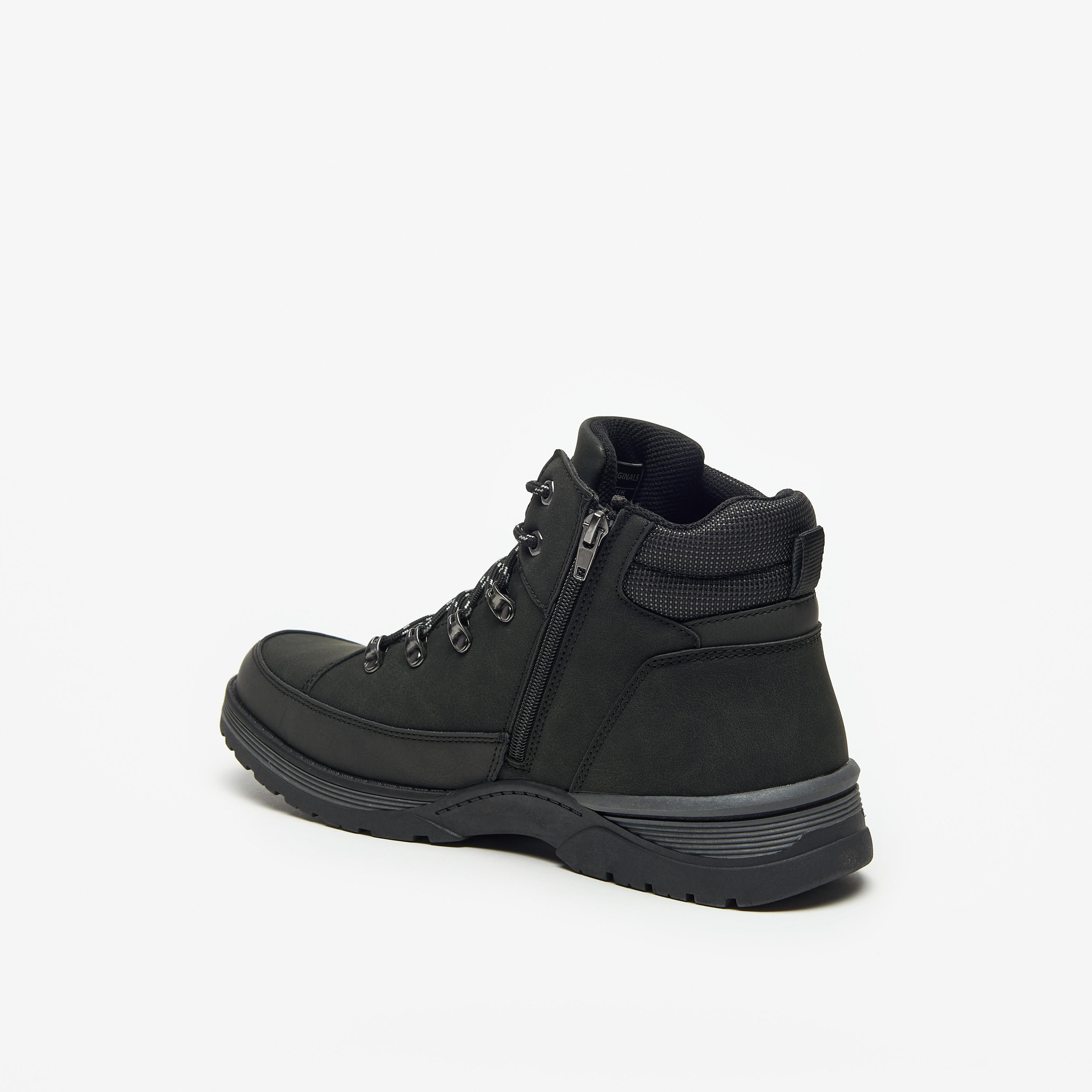 Lee Cooper Men's Logo Detail Chukka Boots with Zip Closure-men-shoes-boots-image-3