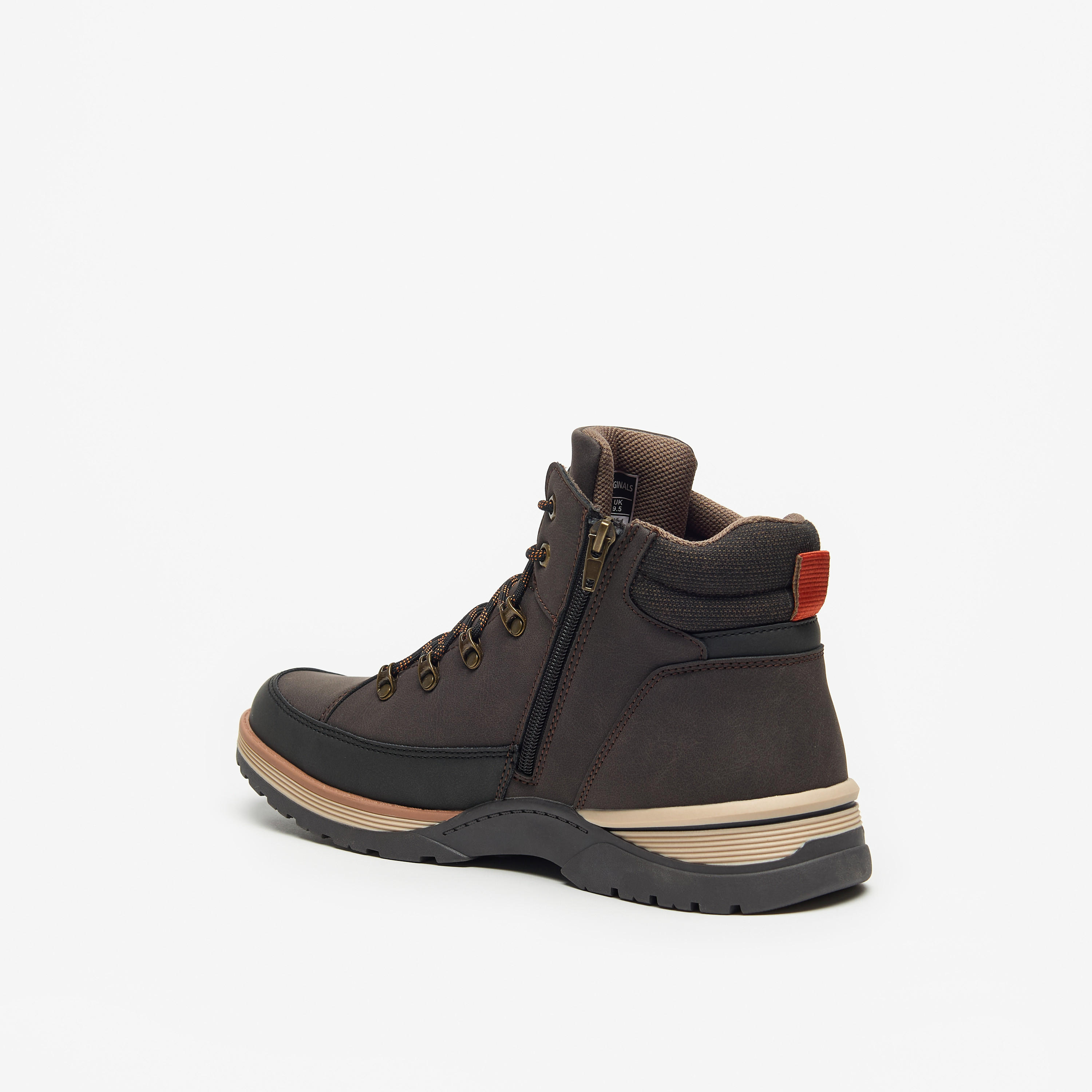 بوت تشوكا بِسحاب إغلاق وتفاصيل شعار للرجال من لي كوبر-men-shoes-boots-image-2