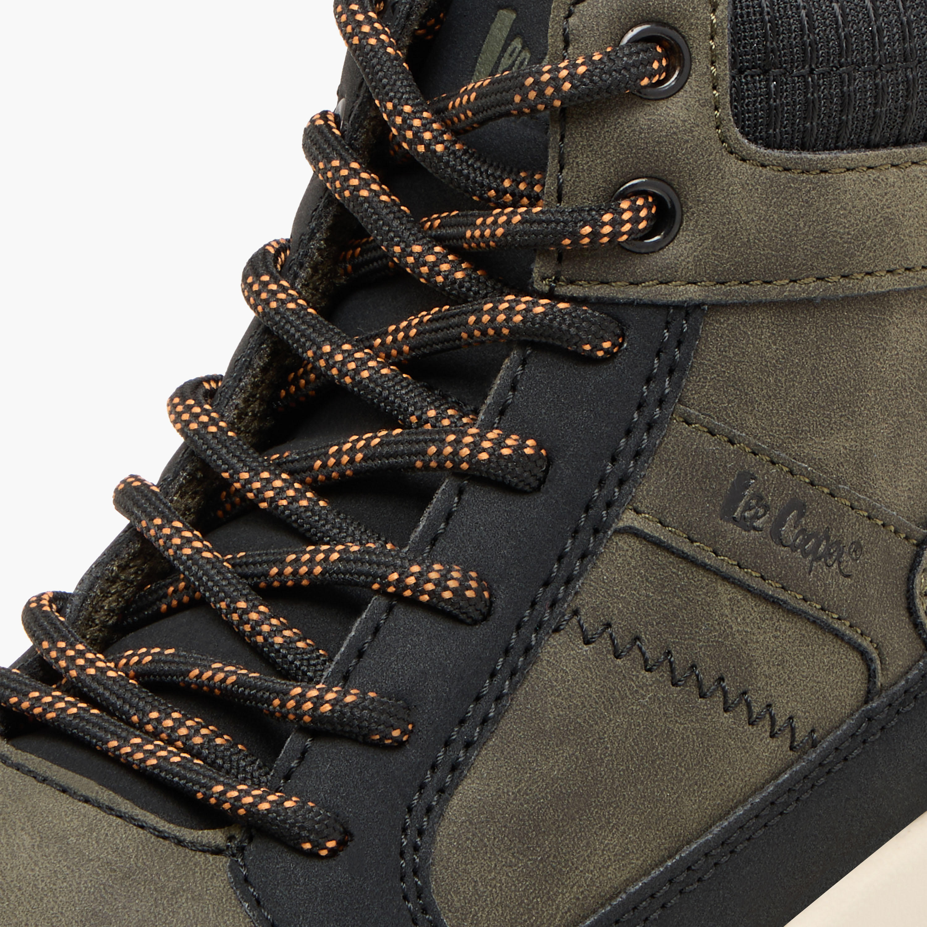 Lee Cooper Kids' High Top Sneakers with Lace-Up Closure-boys-shoes-boots-image-10