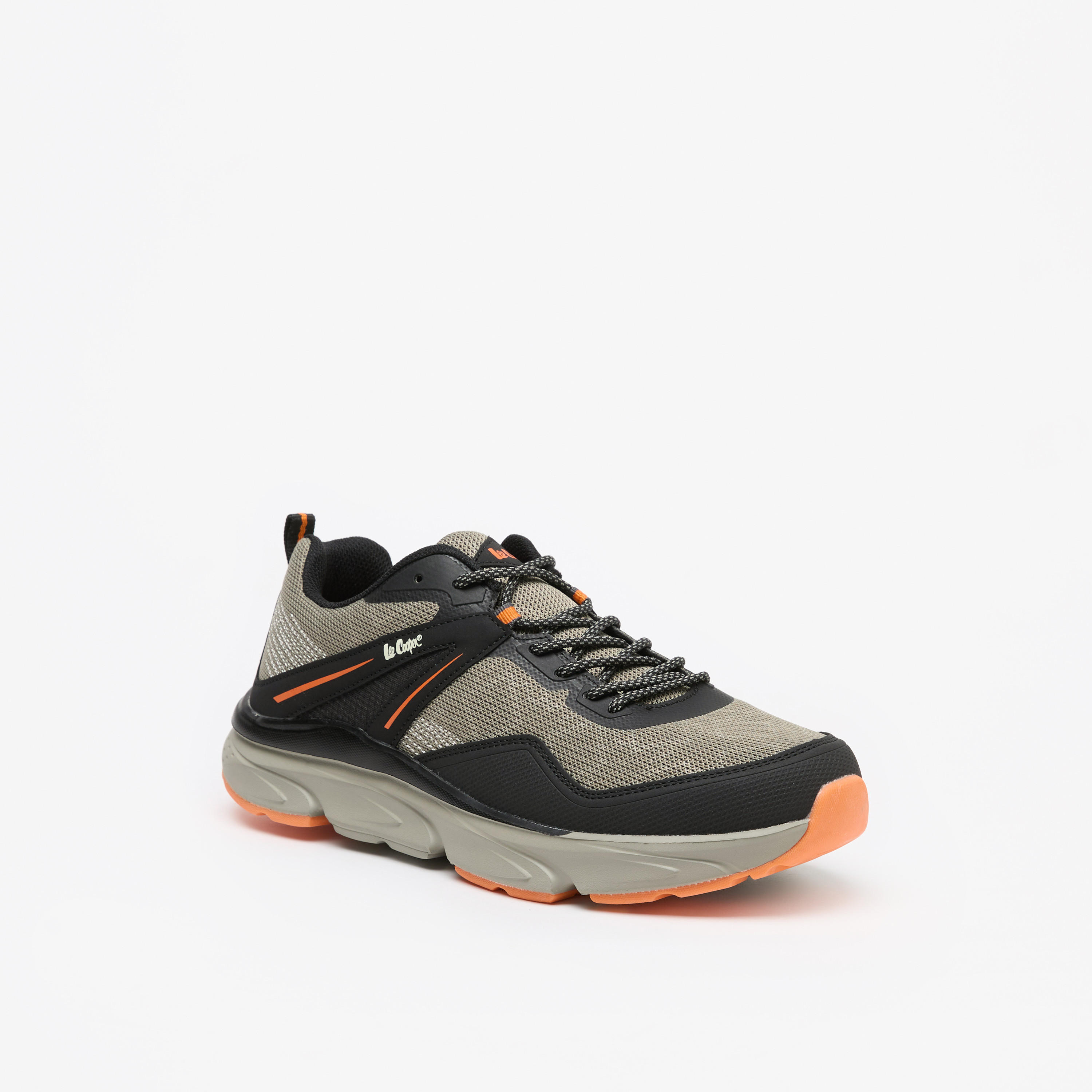 Lee Cooper Men's Panelled Low Ankle Lace-Up Sneakers-men-shoes-sneakers-image-1