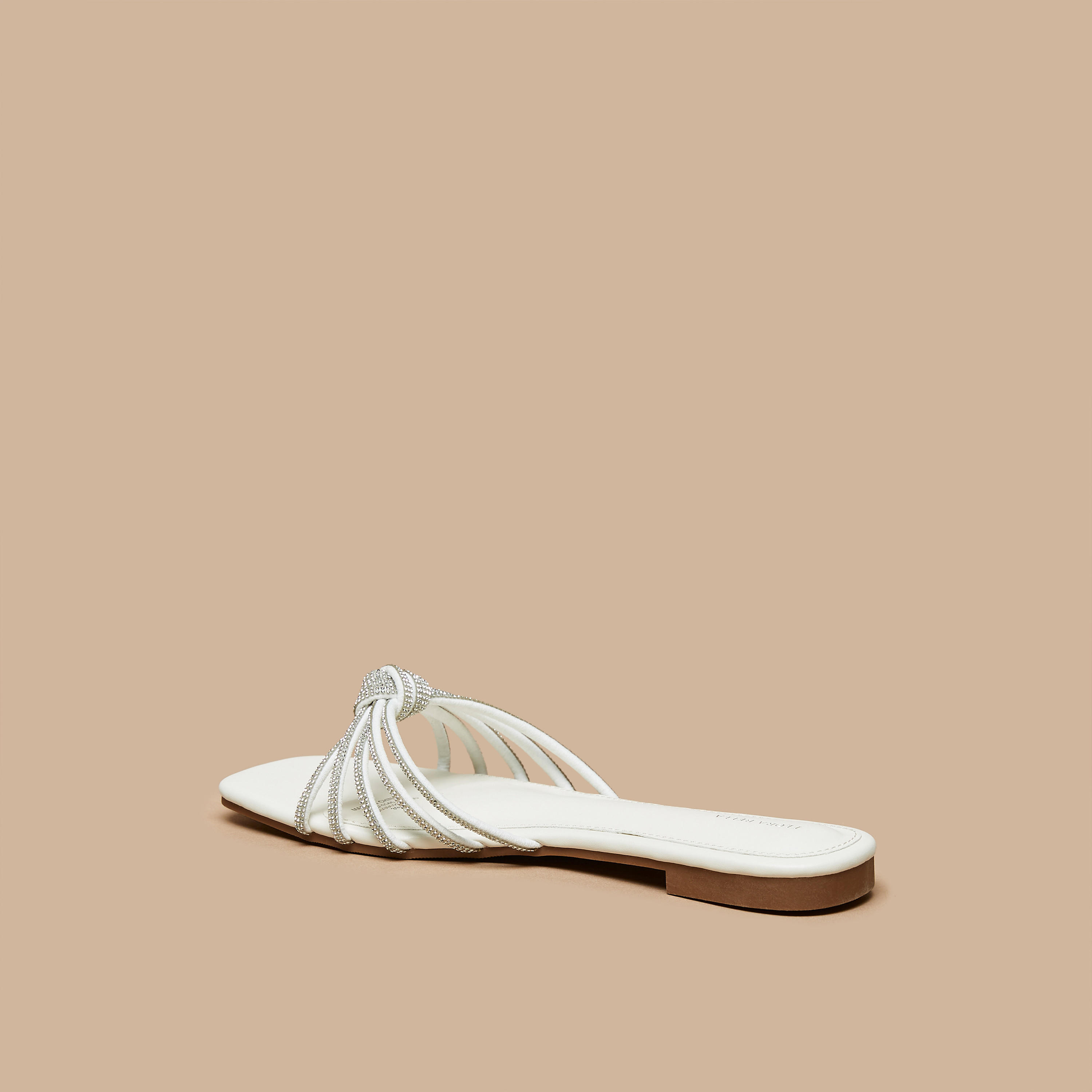 Flora Bella Embellished Slip-On Sandals with Knot Detail-women-shoes-flats-sandals-image-2