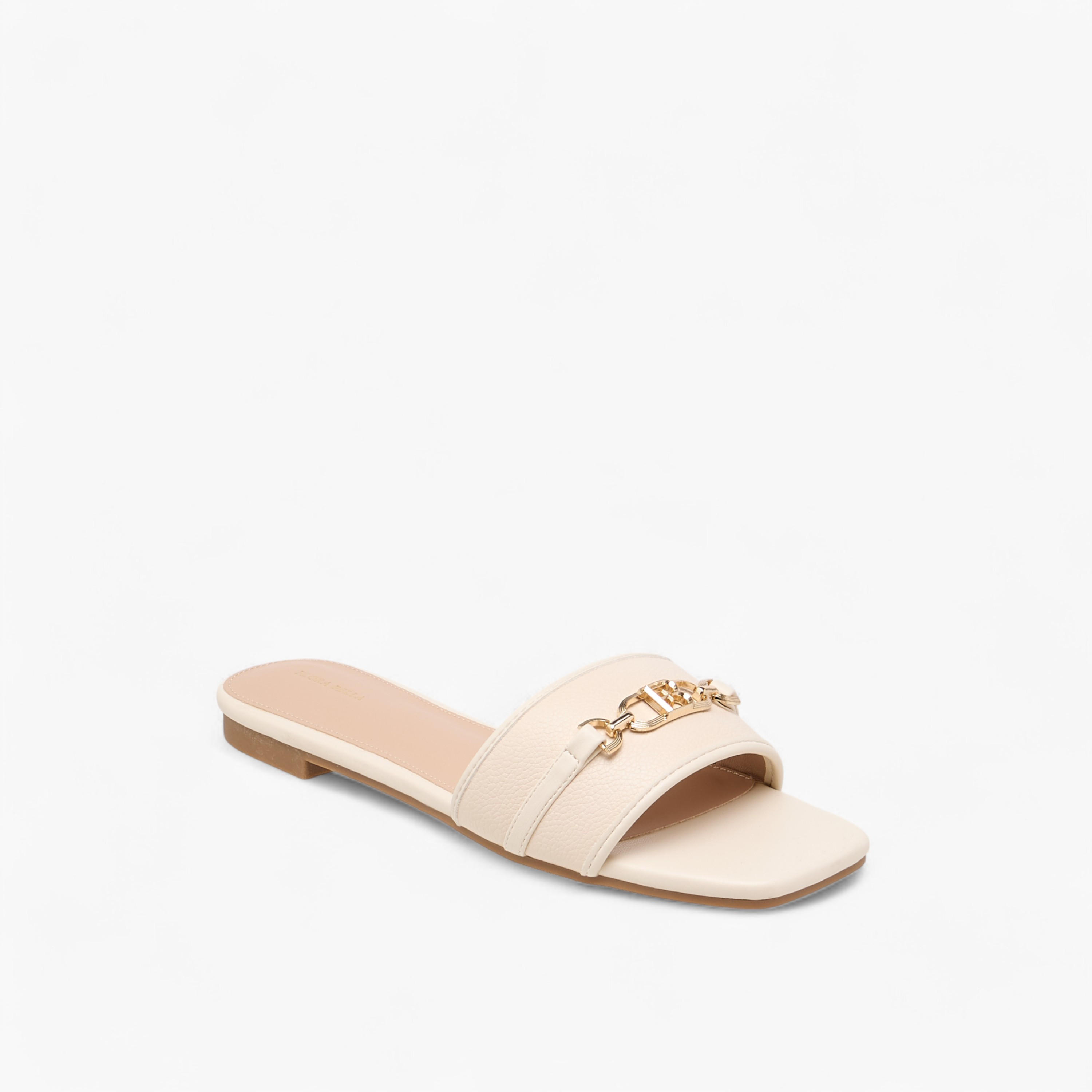 Flora Bella Metal Accent Slip-On Flat Sandals-women-shoes-flats-sandals-image-2