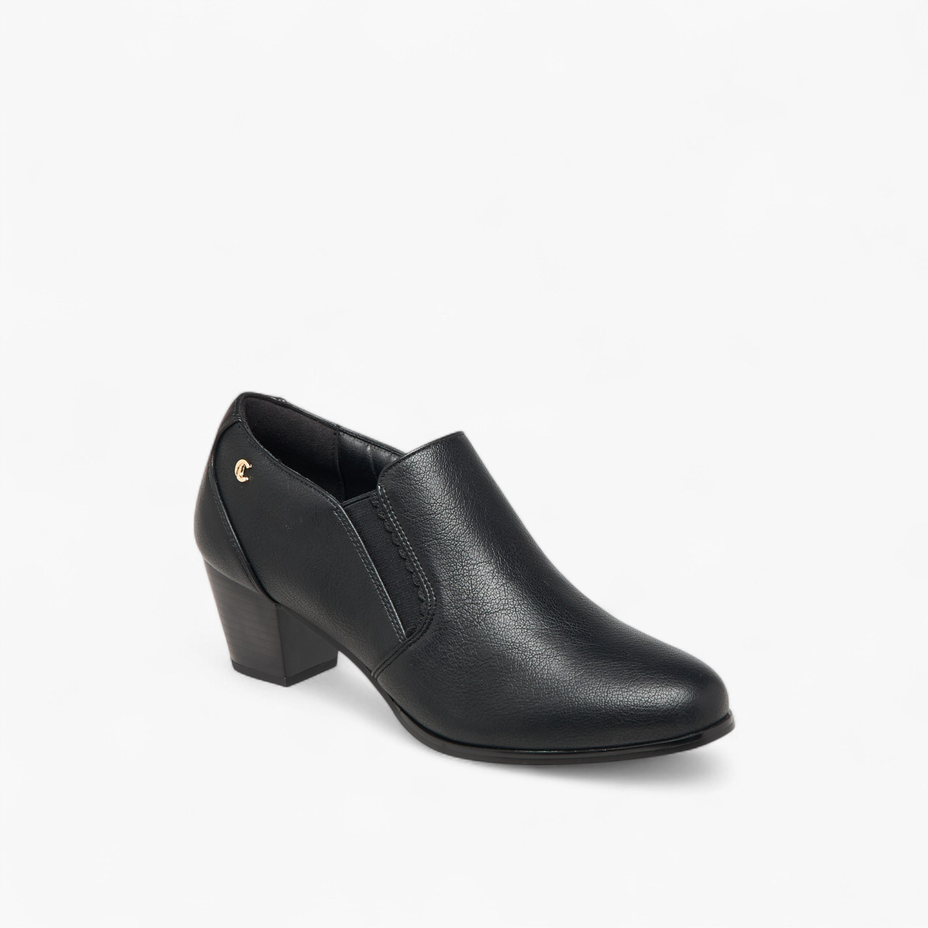 Le Confort Women's Low Ankle Block Heel Slip-On Boots-women-shoes-boots-image-2