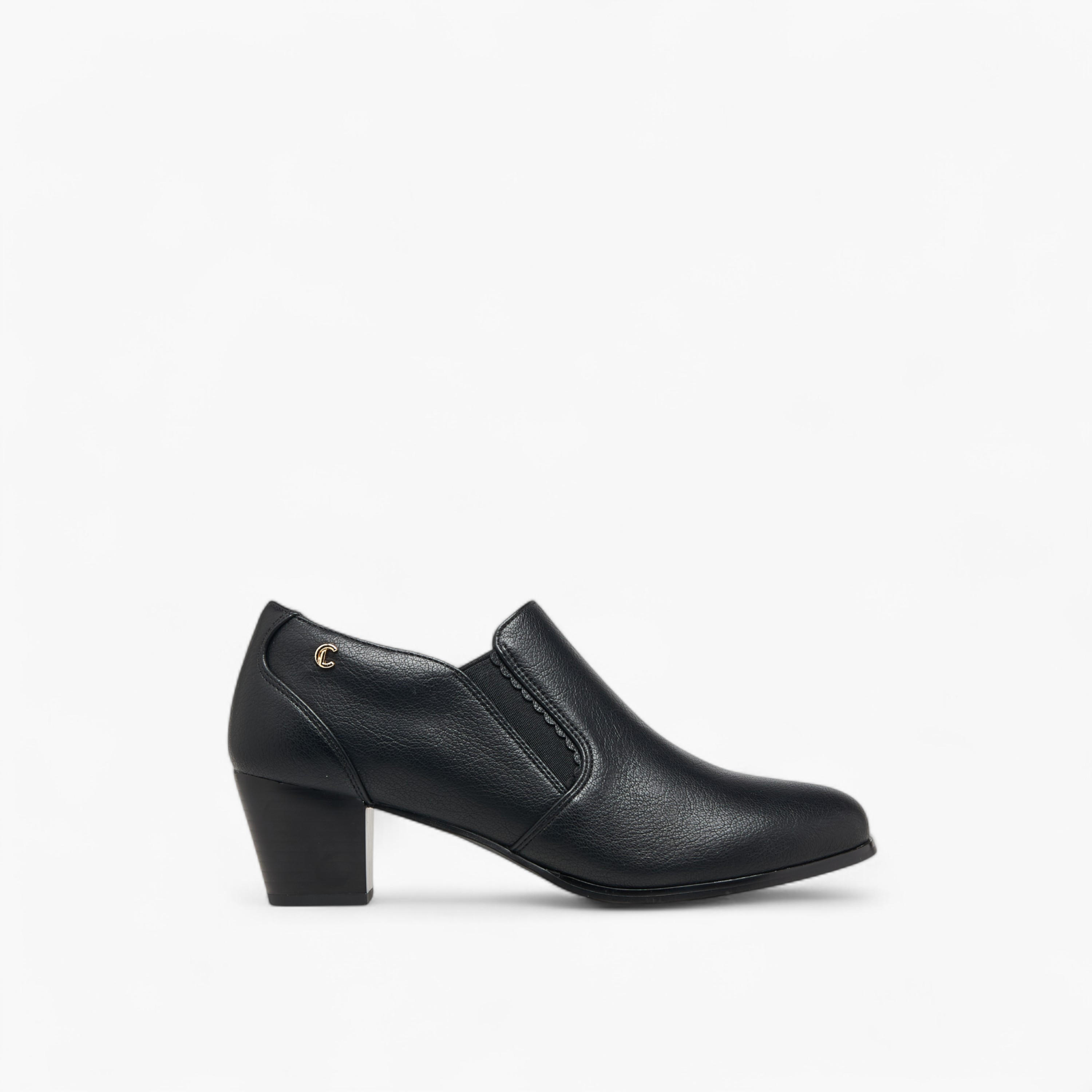 Le Confort Women's Low Ankle Block Heel Slip-On Boots-women-shoes-boots-image-3