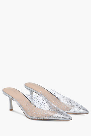 Flora Bella Embellished Slip-On Mules with Stiletto Heels-women-image-1