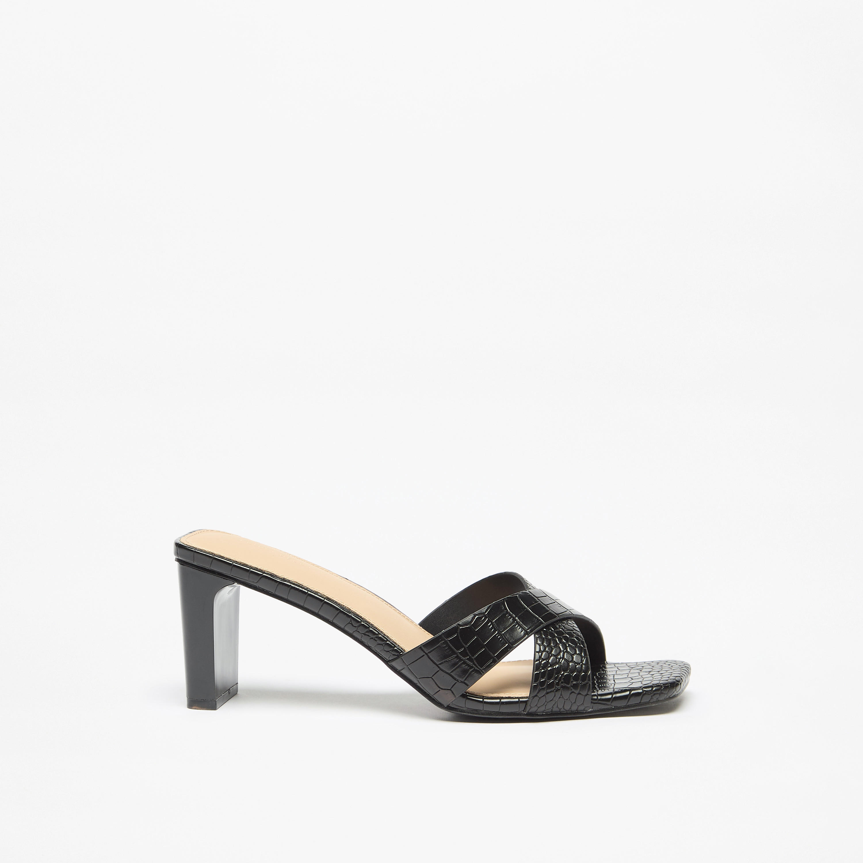 صندل سهل الارتداء بارز الملمس بحزام متقاطع وكعب سميك من فلورا بيلا-women-shoes-sandals-heeled-image-8