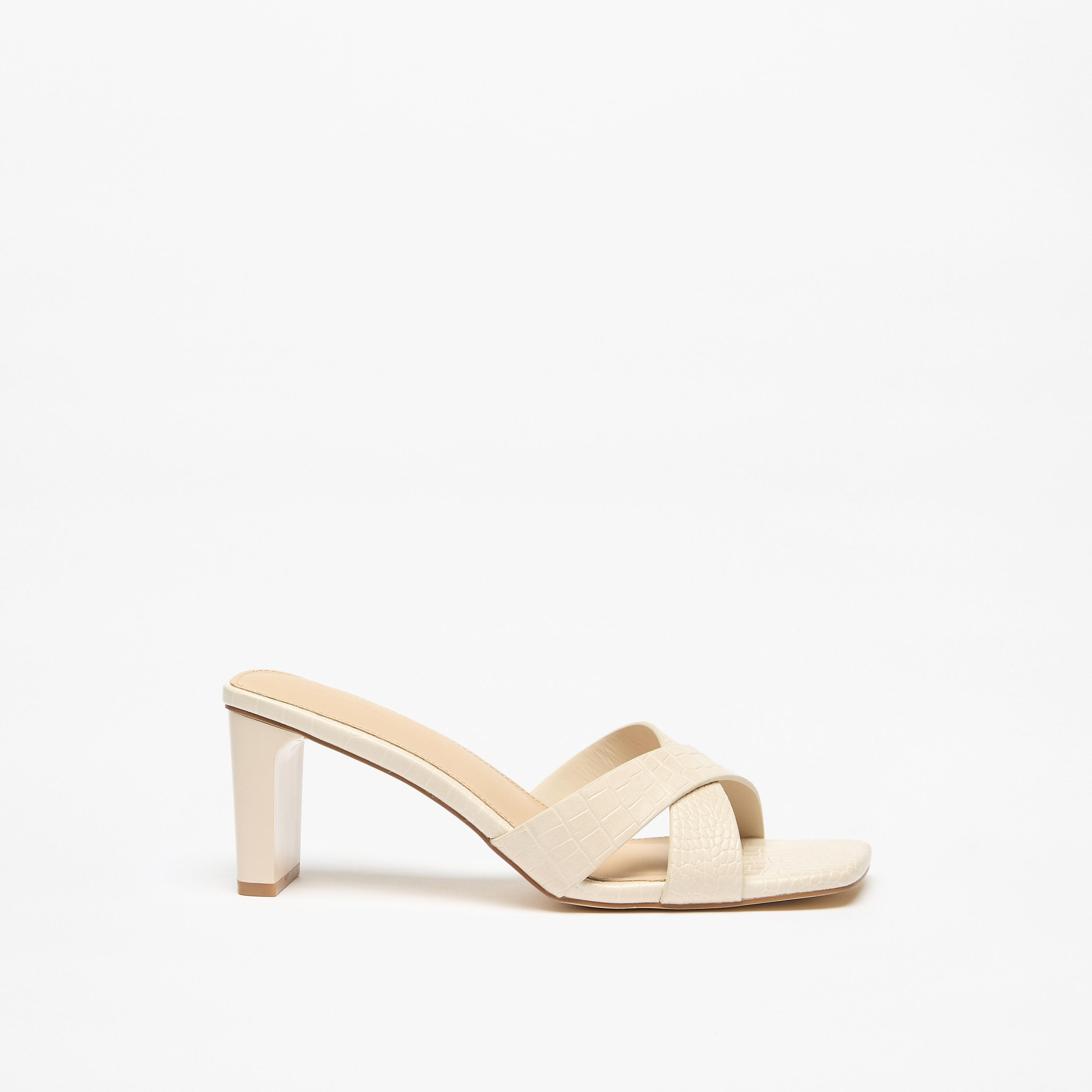 صندل سهل الارتداء بارز الملمس بحزام متقاطع وكعب سميك من فلورا بيلا-women-shoes-sandals-heeled-image-3