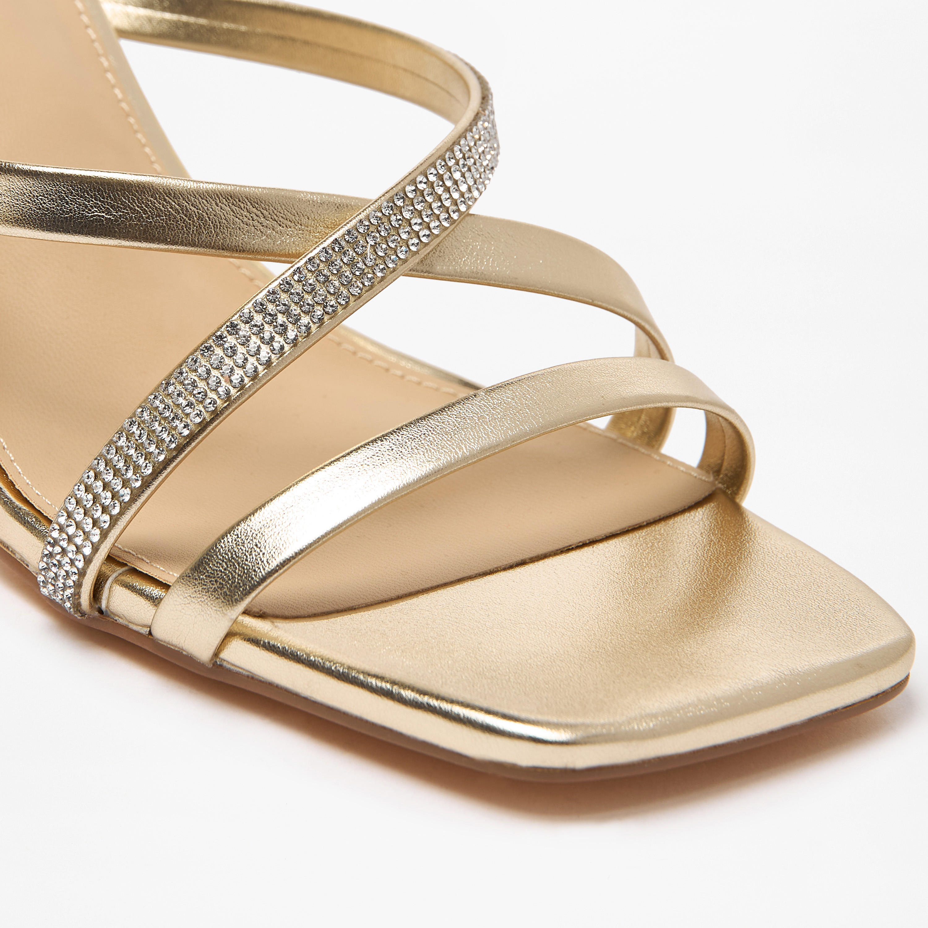 Flora Bella Embellished Cross Strap Slip-On Sandals with Flared Heels-women-shoes-sandals-heeled-image-5