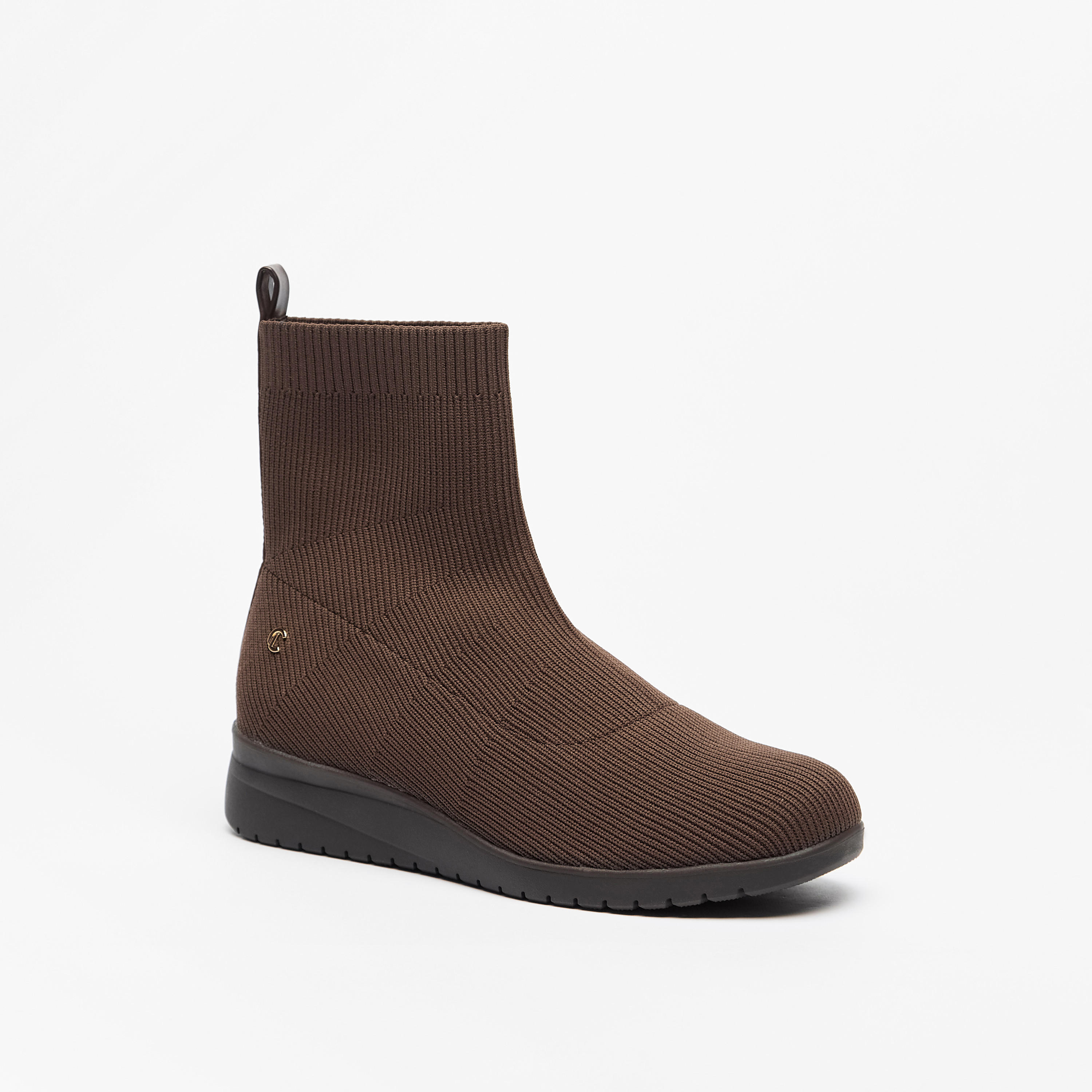 بوت بارز الملمس وسهل الارتداء للكاحل من لو كونفورت-women-shoes-boots-image-1