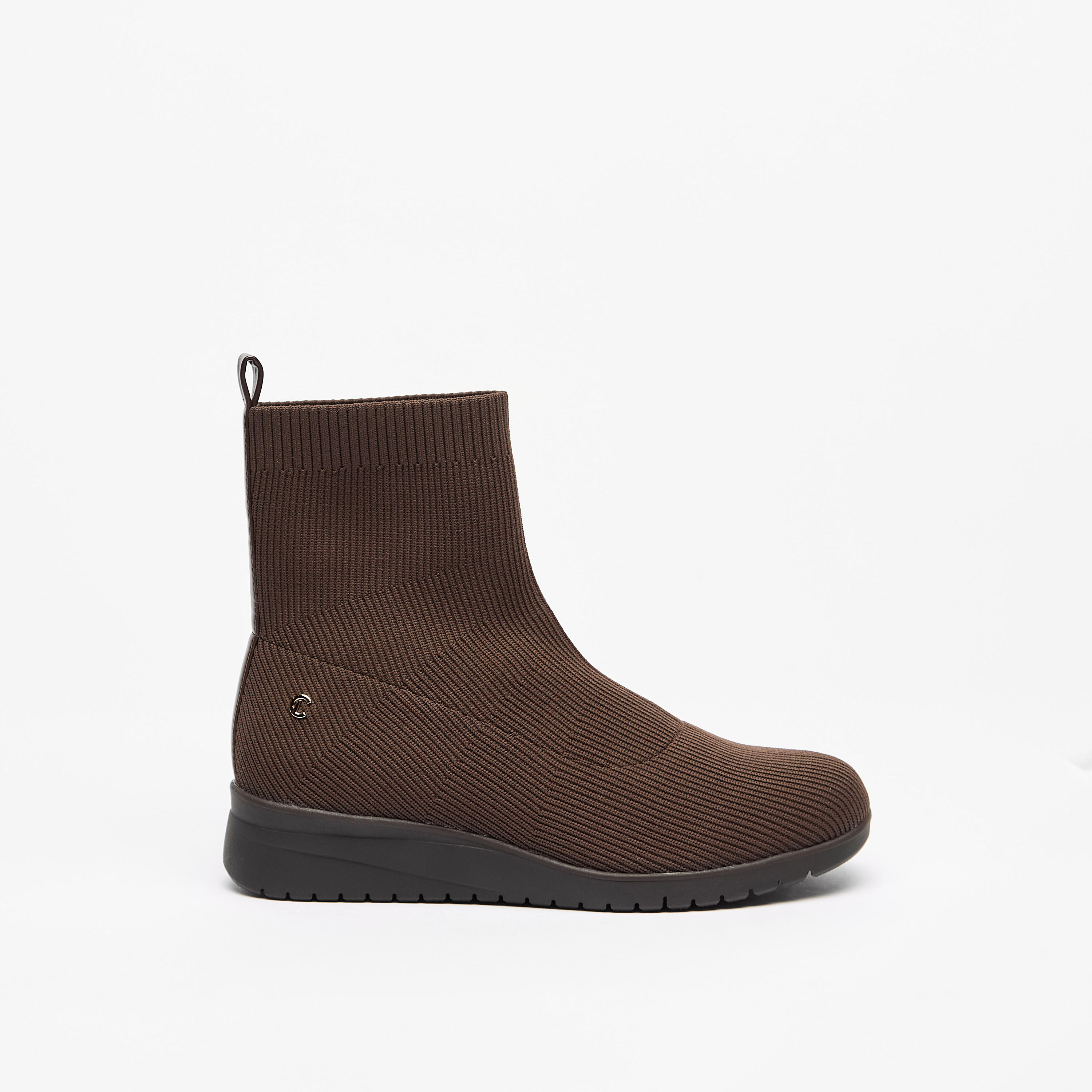 بوت بارز الملمس وسهل الارتداء للكاحل من لو كونفورت-women-shoes-boots-image-3