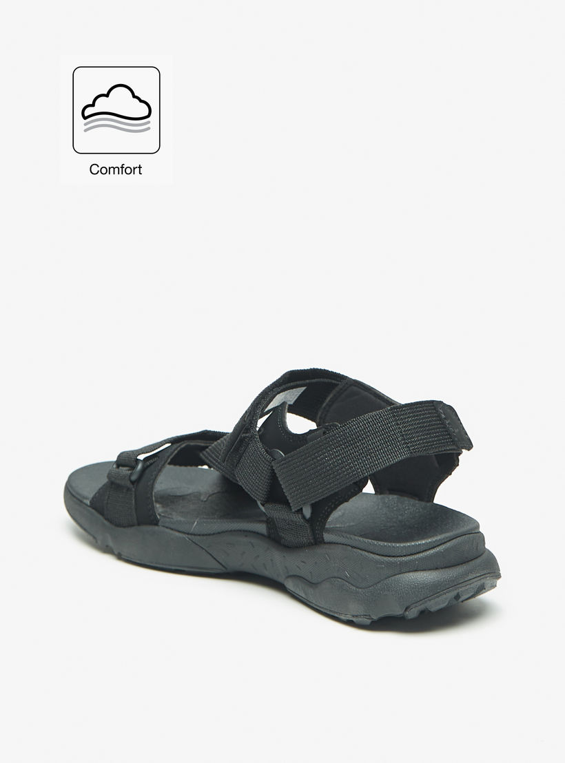 Le Confort Textured Comfort Floaters with Hook and Loop Closure-men-shoes-sandals-image-2